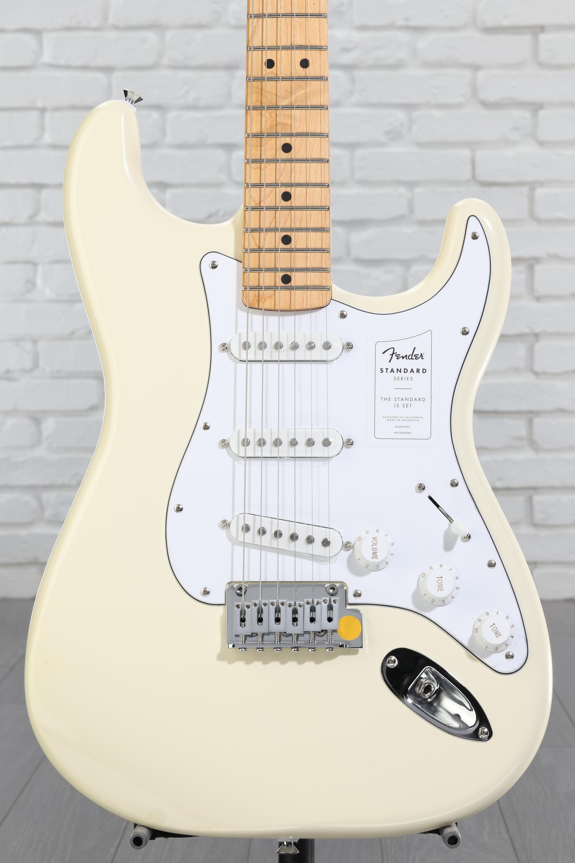 Fender Standard Stratocaster Electric Guitar - Olympic White