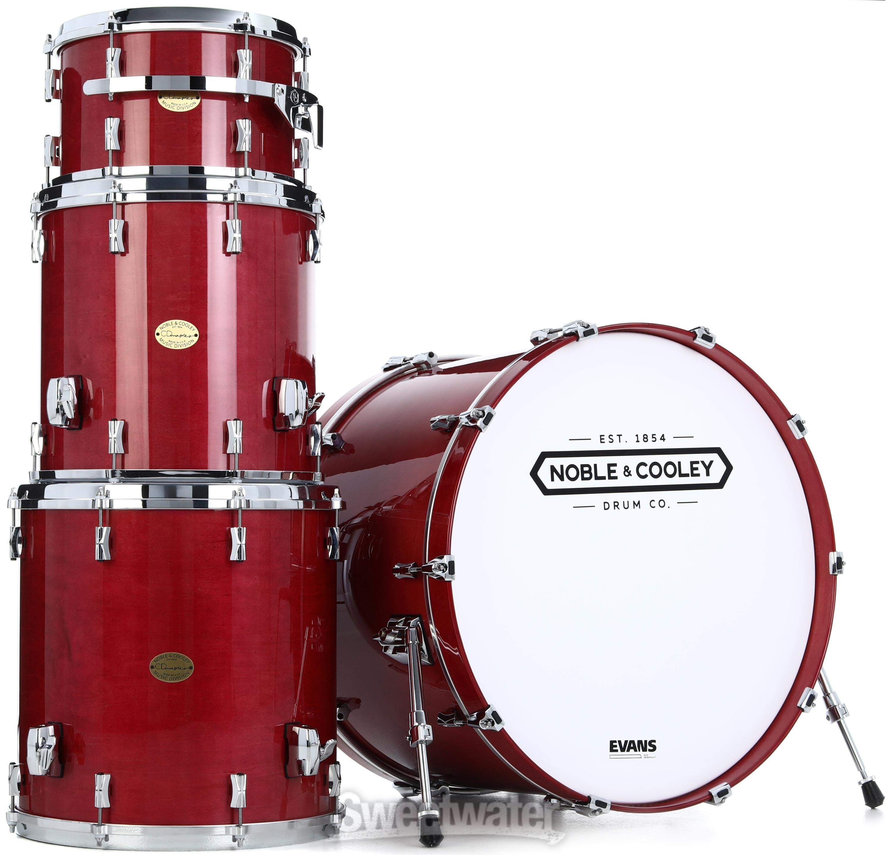 noble　CDセット Noble & Cooley CD Maple 4-piece Shell Pack - Cherry Stain High
