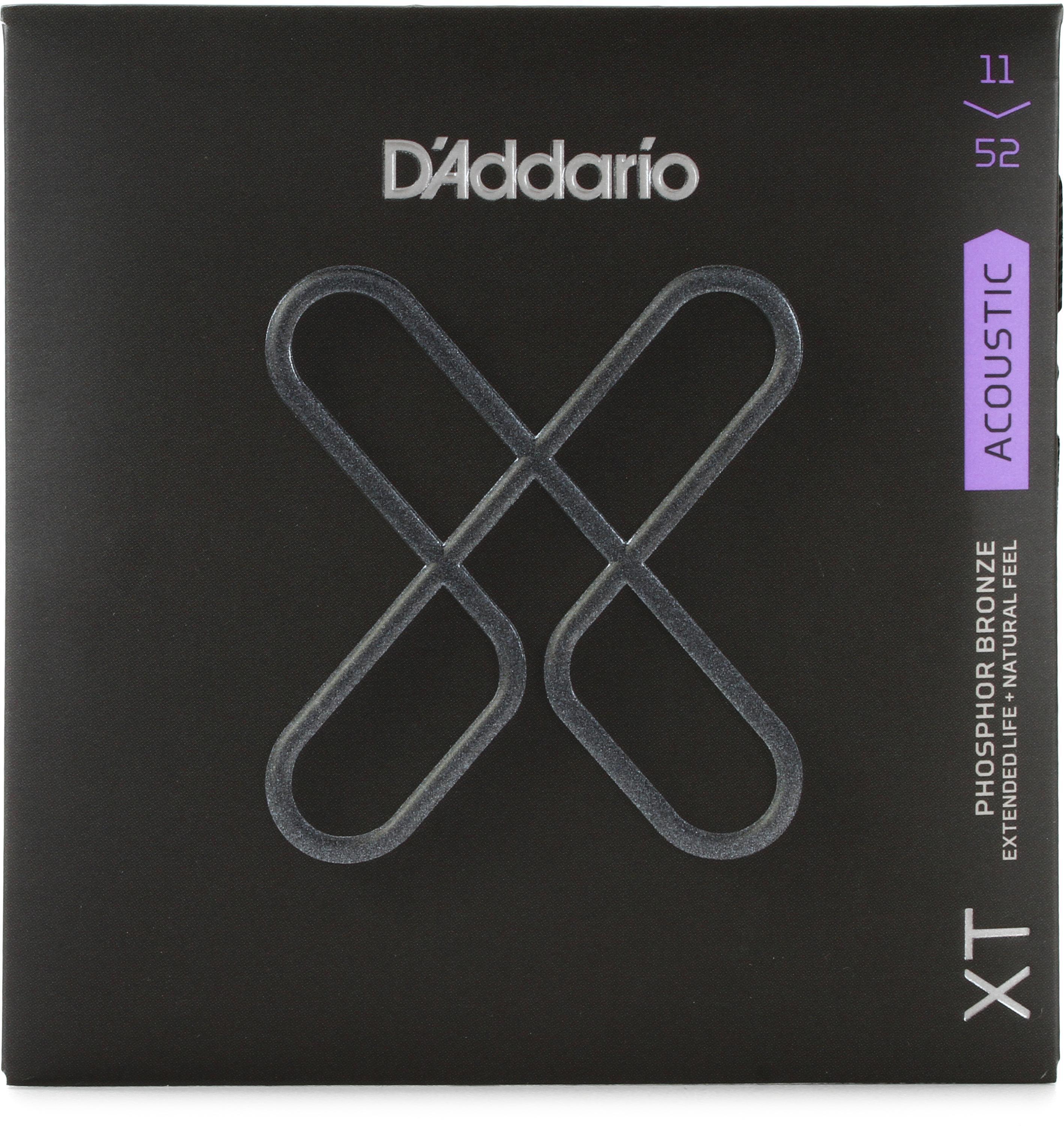 D'Addario XTAPB1152 XT Phosphor Bronze Coated Acoustic Guitar