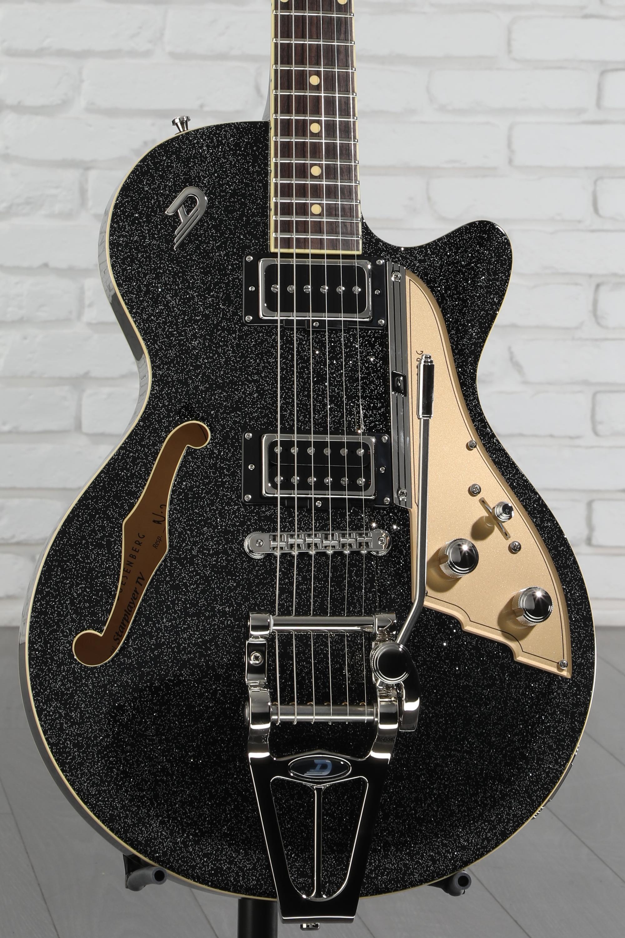 Duesenberg Starplayer TV Semi-hollowbody Electric Guitar - Black