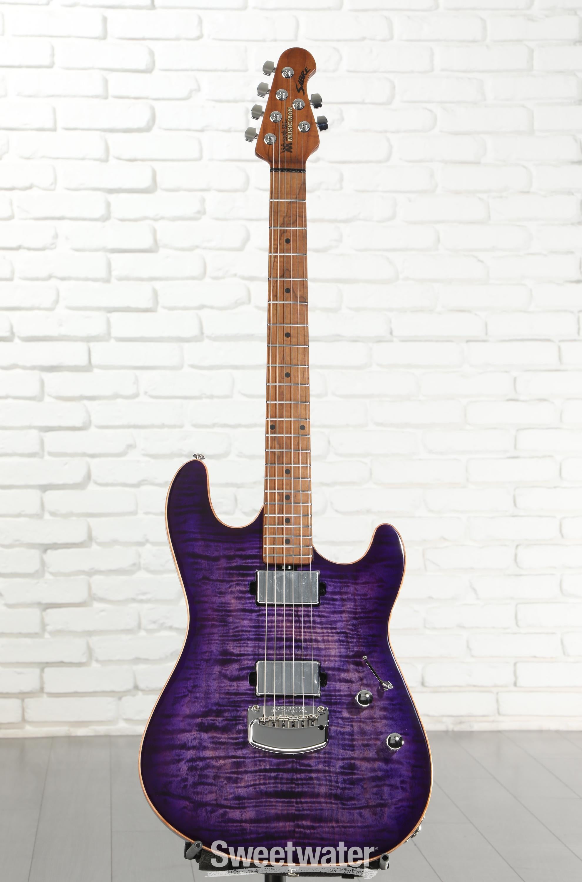 Ernie Ball Music Man Sabre HT Electric Guitar - Grape Slushie