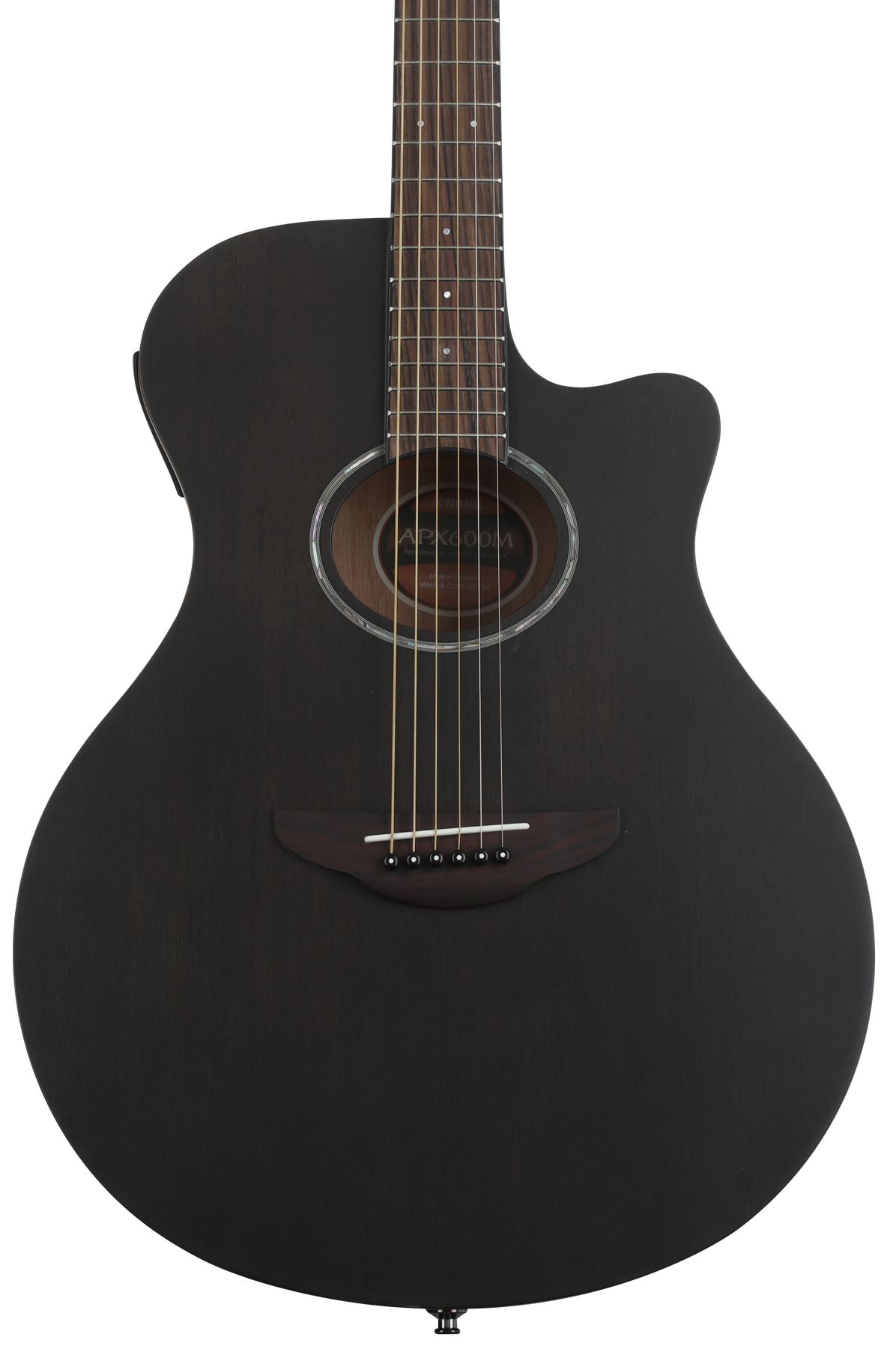 Yamaha APX600M Thinline Cutaway Acoustic-electric Guitar - Smokey