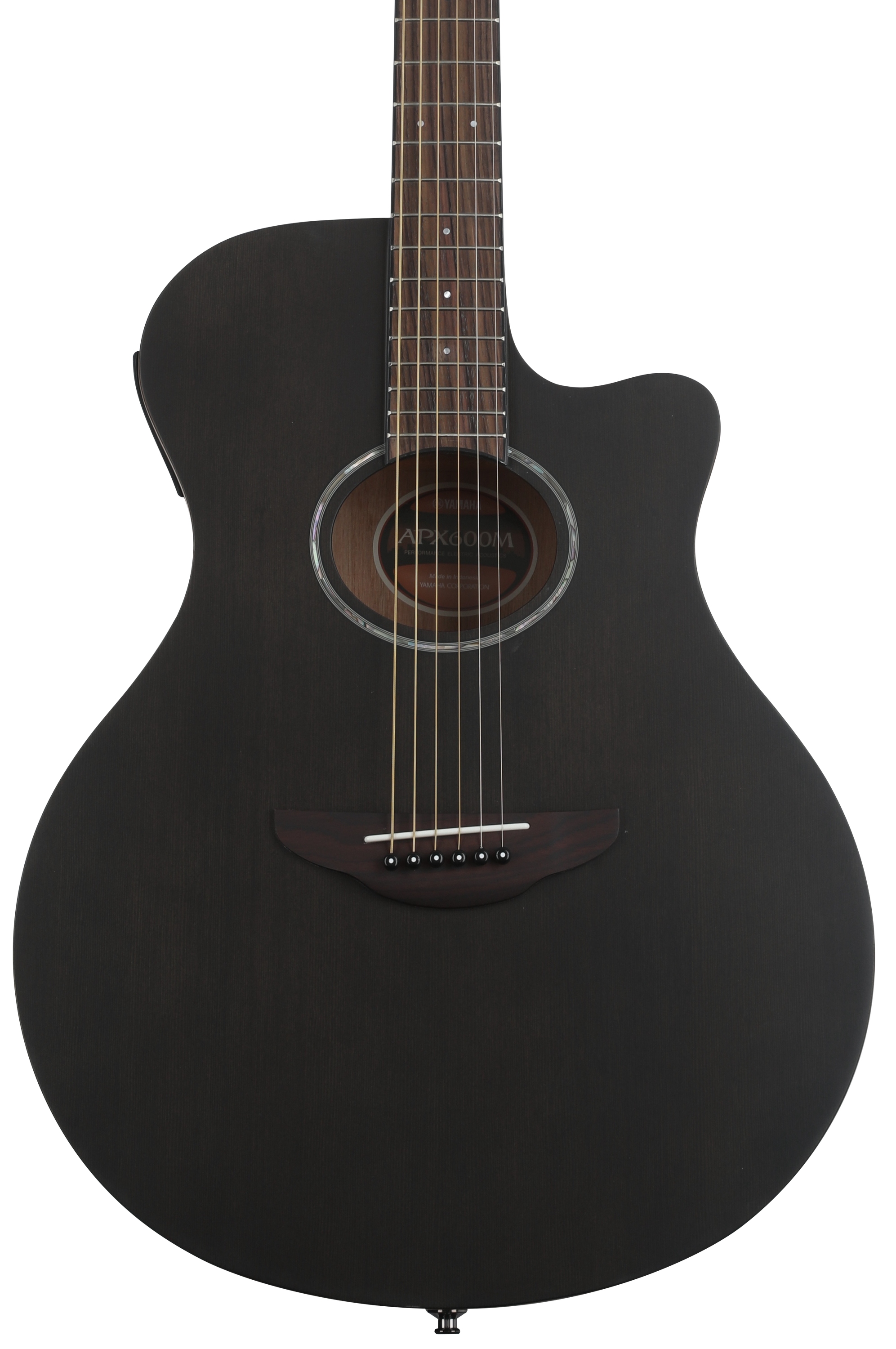 Yamaha APX600M Thinline Cutaway Acoustic-electric Guitar - Smokey