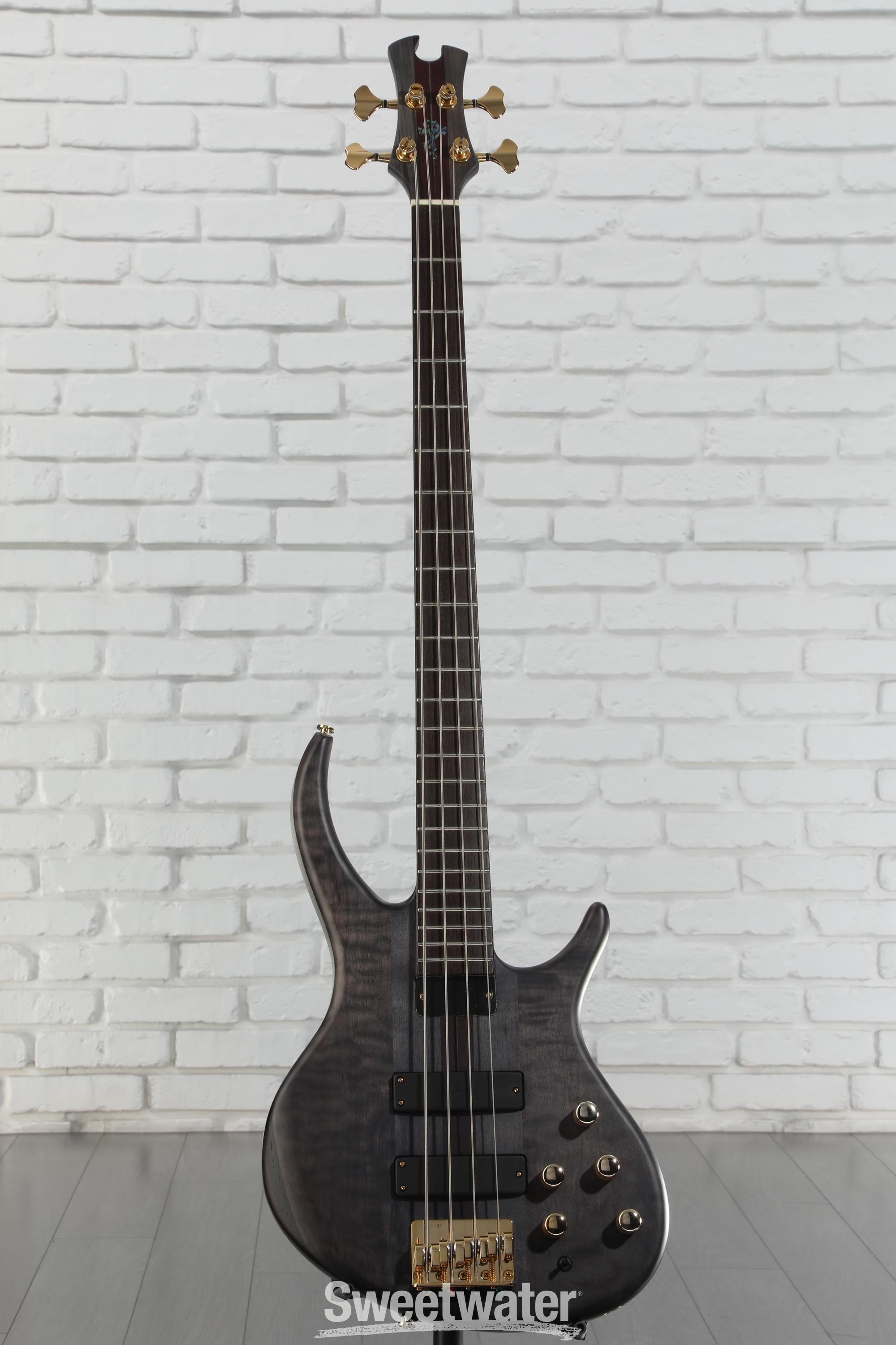 Tobias Classic IV Bass Guitar - Trans Black Satin | Sweetwater