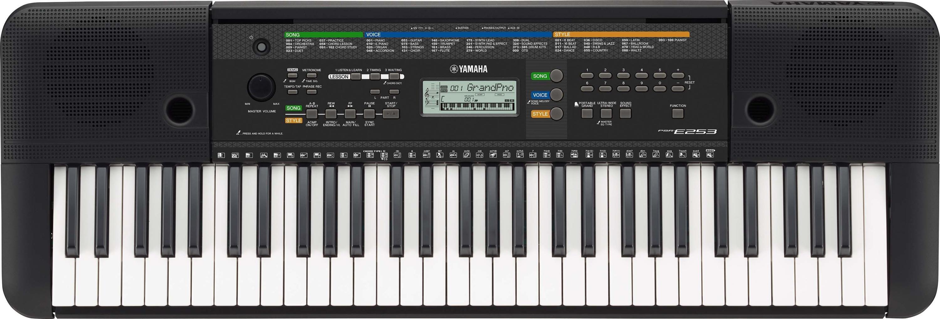 Yamaha PSR-E253 61-key Portable Arranger | Sweetwater