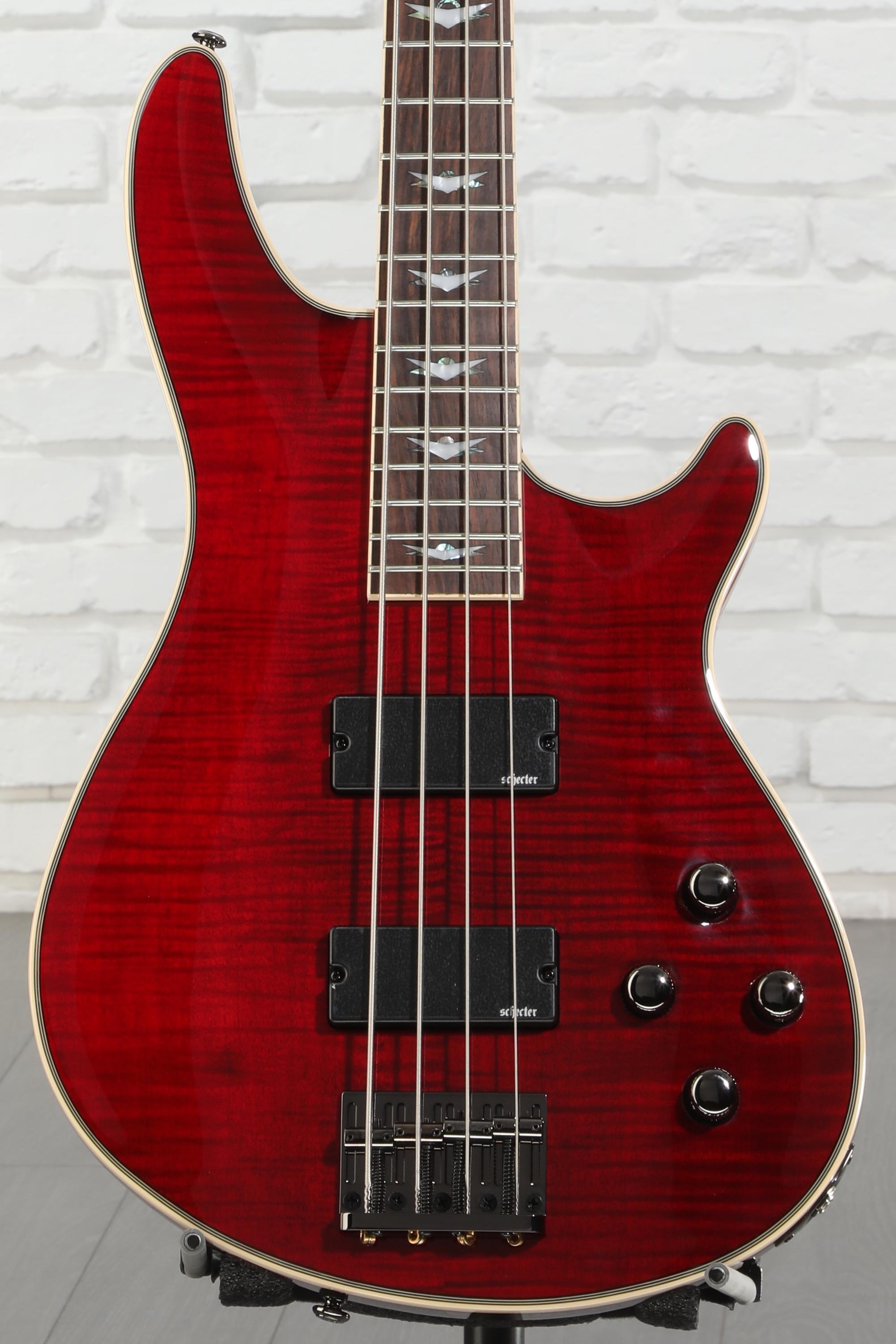 Schecter Omen Extreme-4 Bass Guitar - Black Cherry | Sweetwater