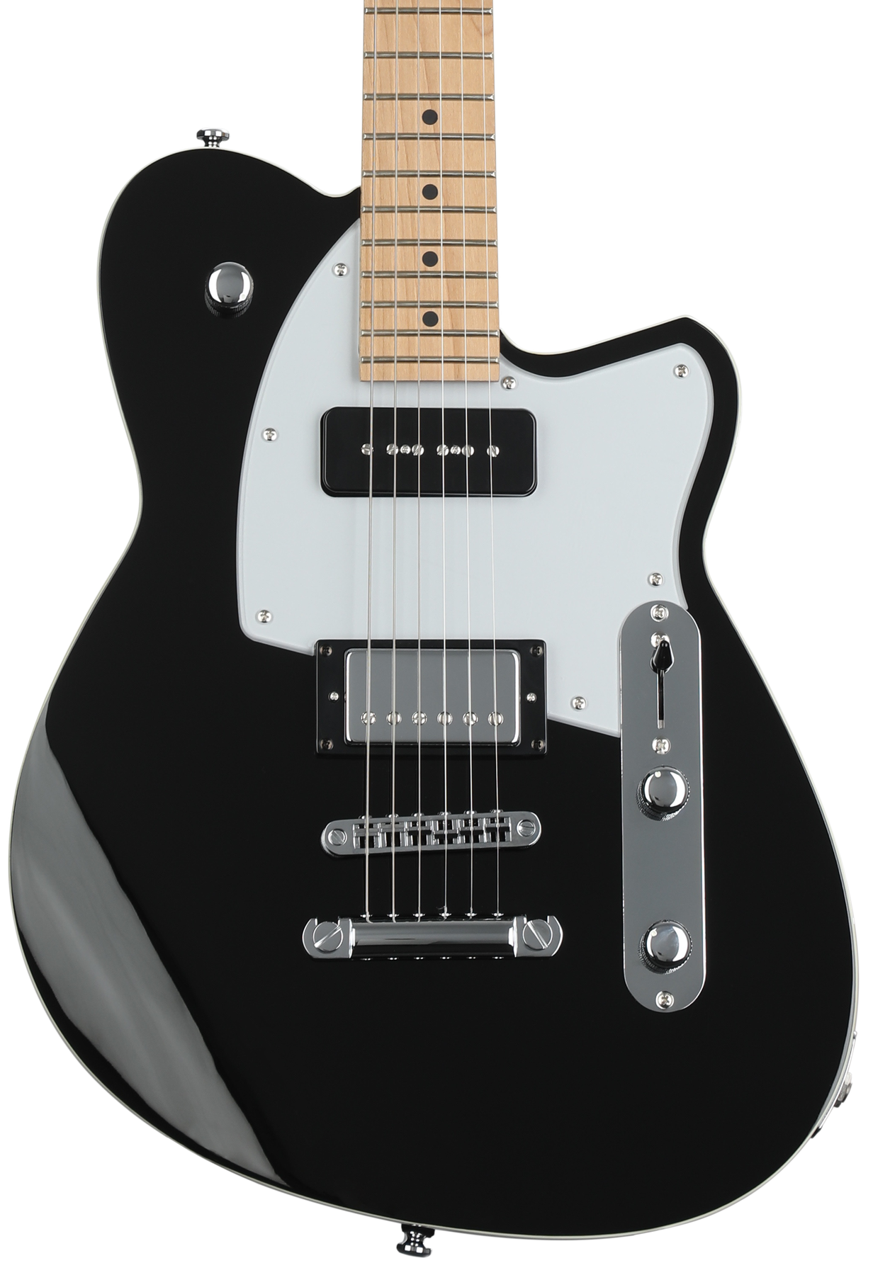 Reverend Double Agent OG Electric Guitar - Midnight Black