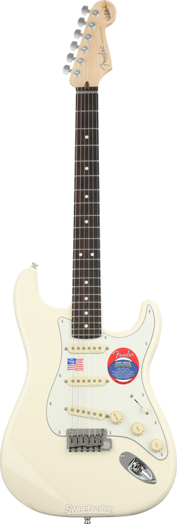 Fender Jeff Beck Stratocaster - Olympic White with Rosewood