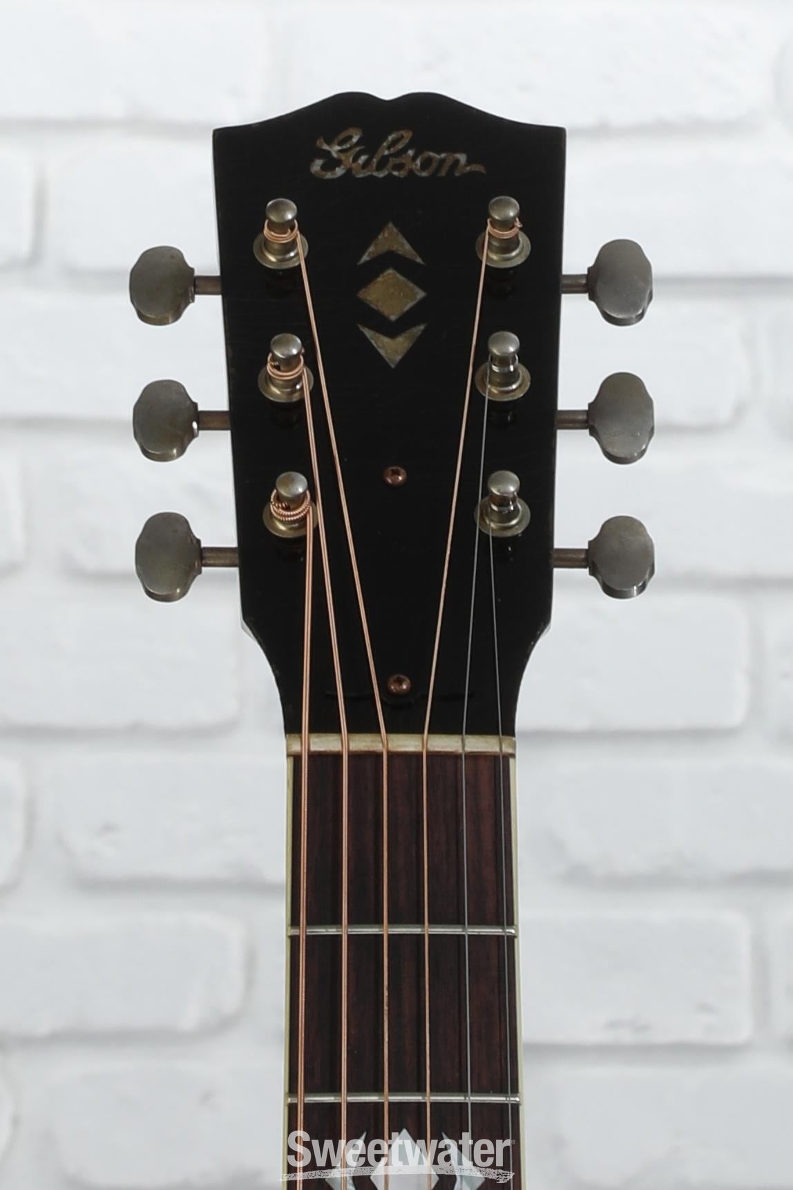 Gibson Acoustic 1936 Advanced Jumbo Acoustic Guitar - Vintage Sunburst, Heavy Aged