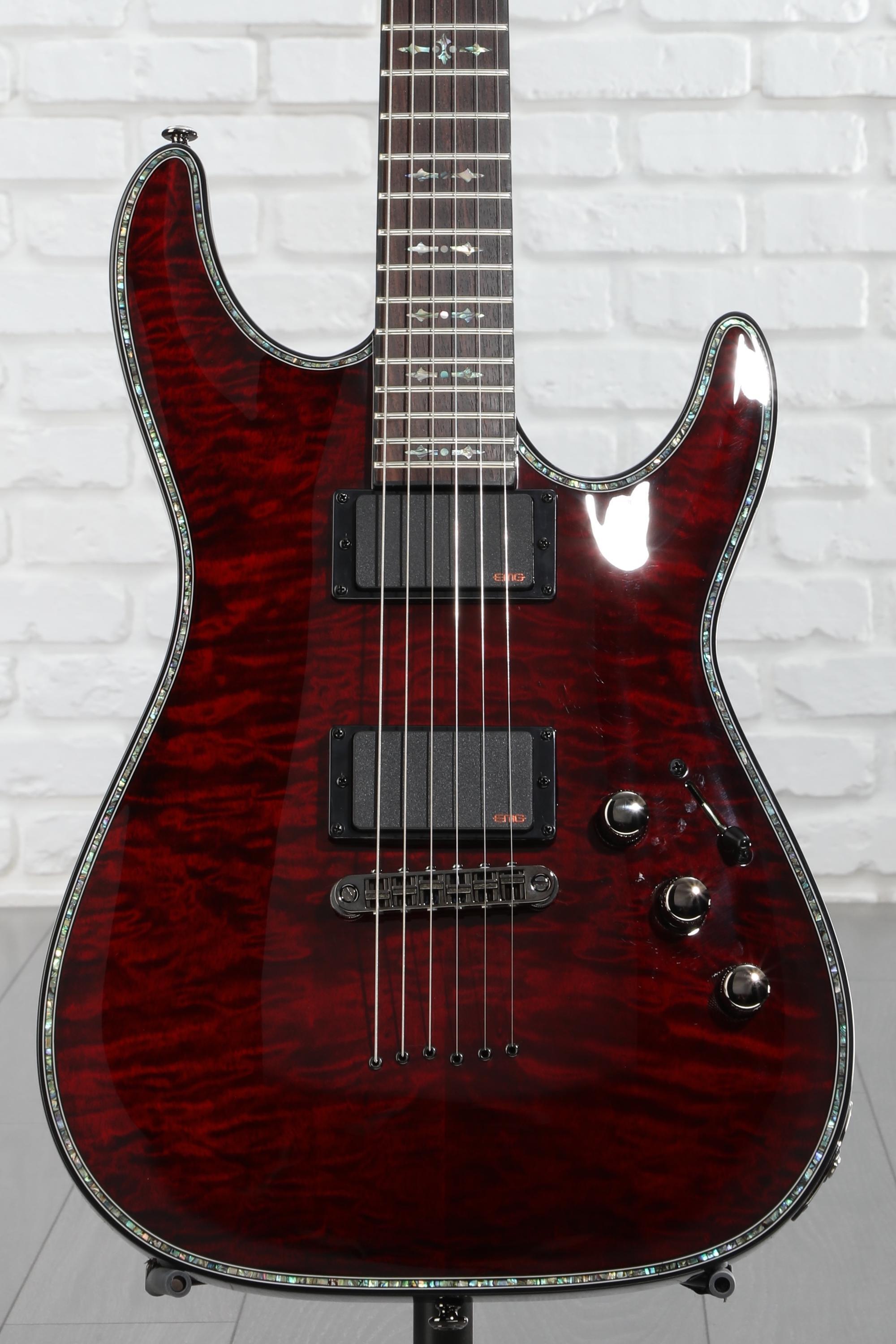 Schecter Hellraiser C-1 Electric Guitar - Black Cherry | Sweetwater
