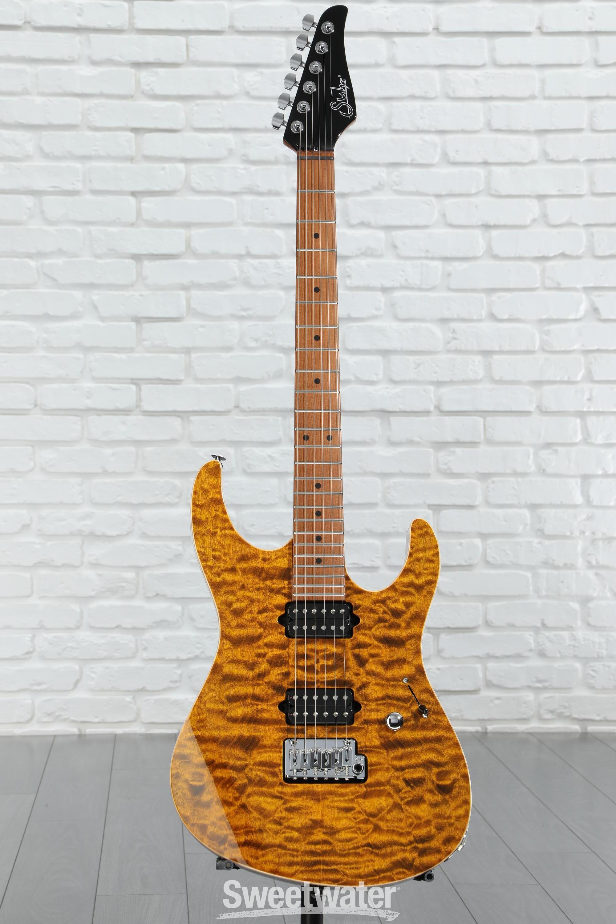 ギター suhr modern custom Suhr Custom Modern, Burl Top, Trans Blue Denim – Angel City