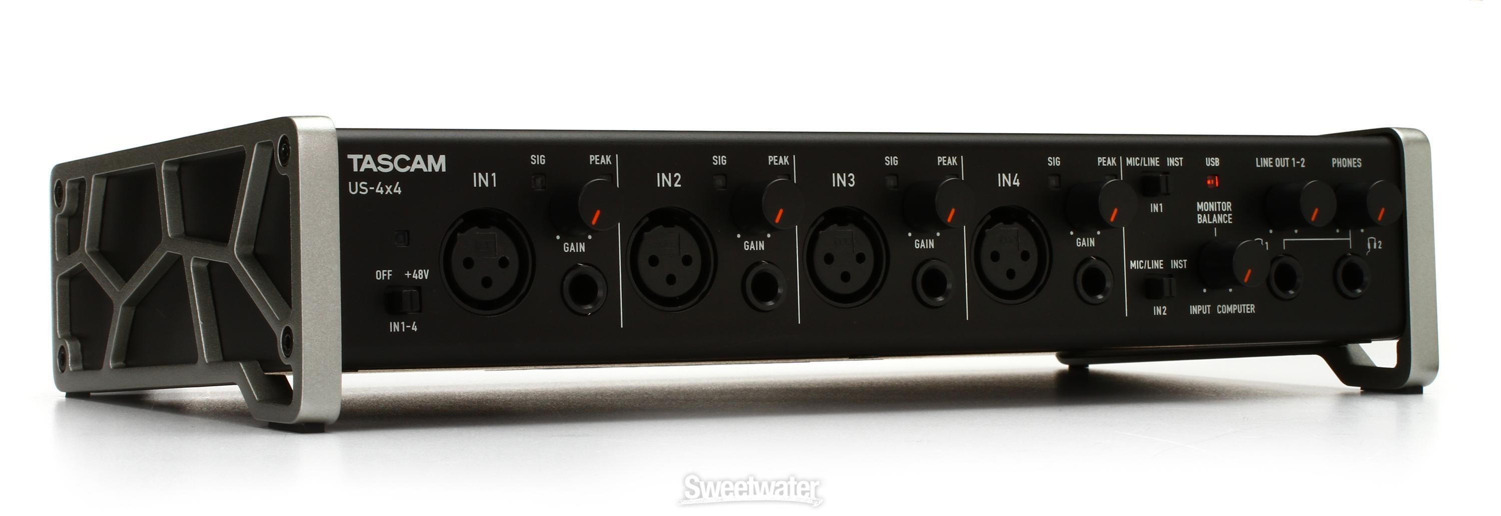 TASCAM US-4x4 USB Audio Interface Reviews | Sweetwater