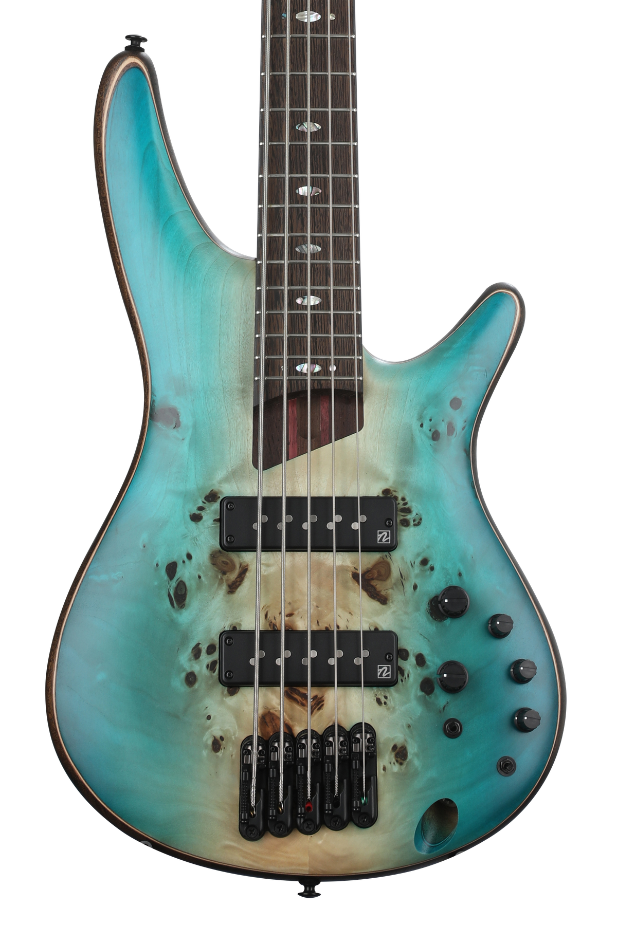 Ibanez Premium SR1605B Bass Guitar - Caribbean Shoreline Flat