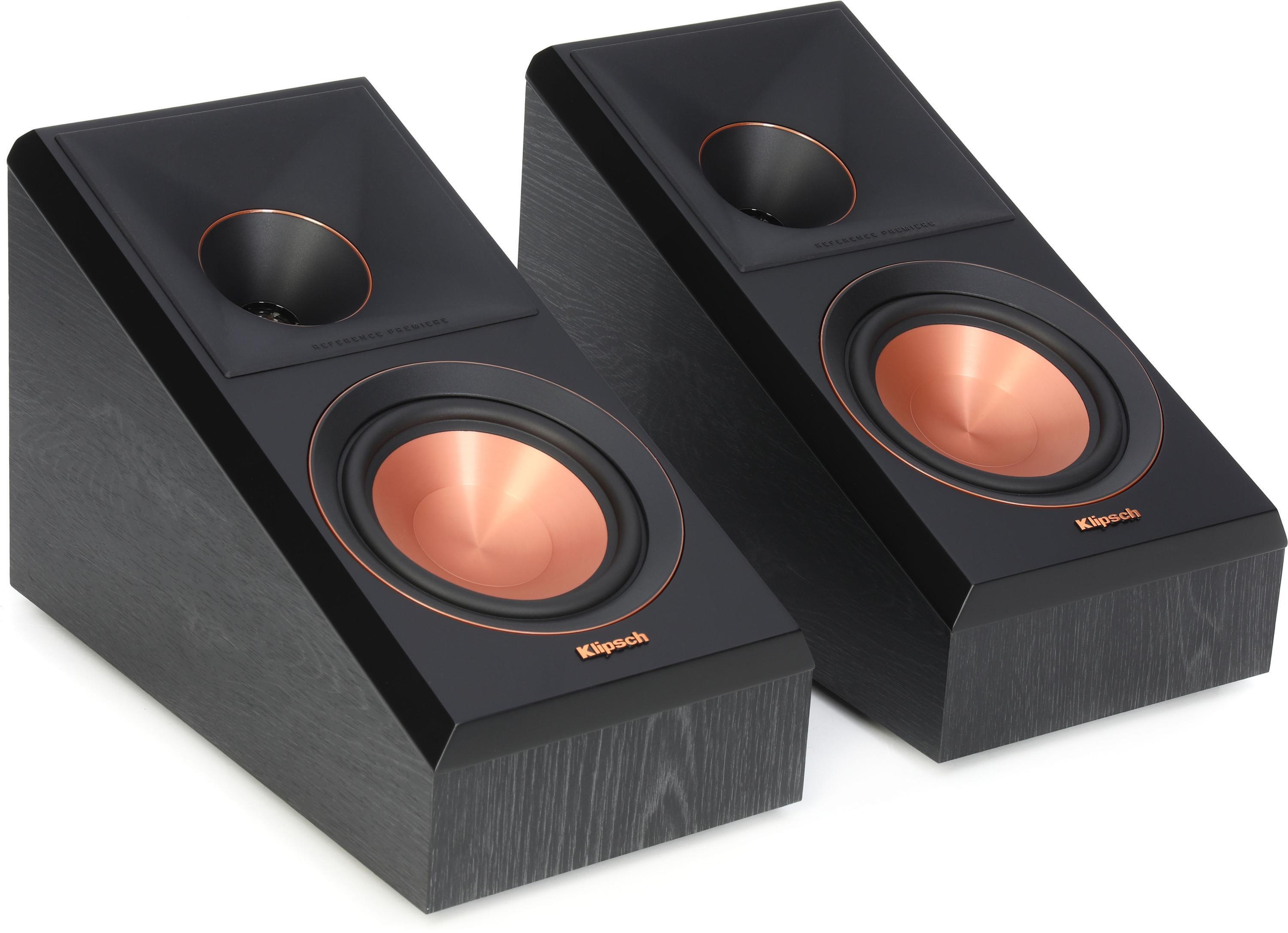 Klipsch RP-500SA II Passive Surround Speakers - Ebony (Pair) | Sweetwater