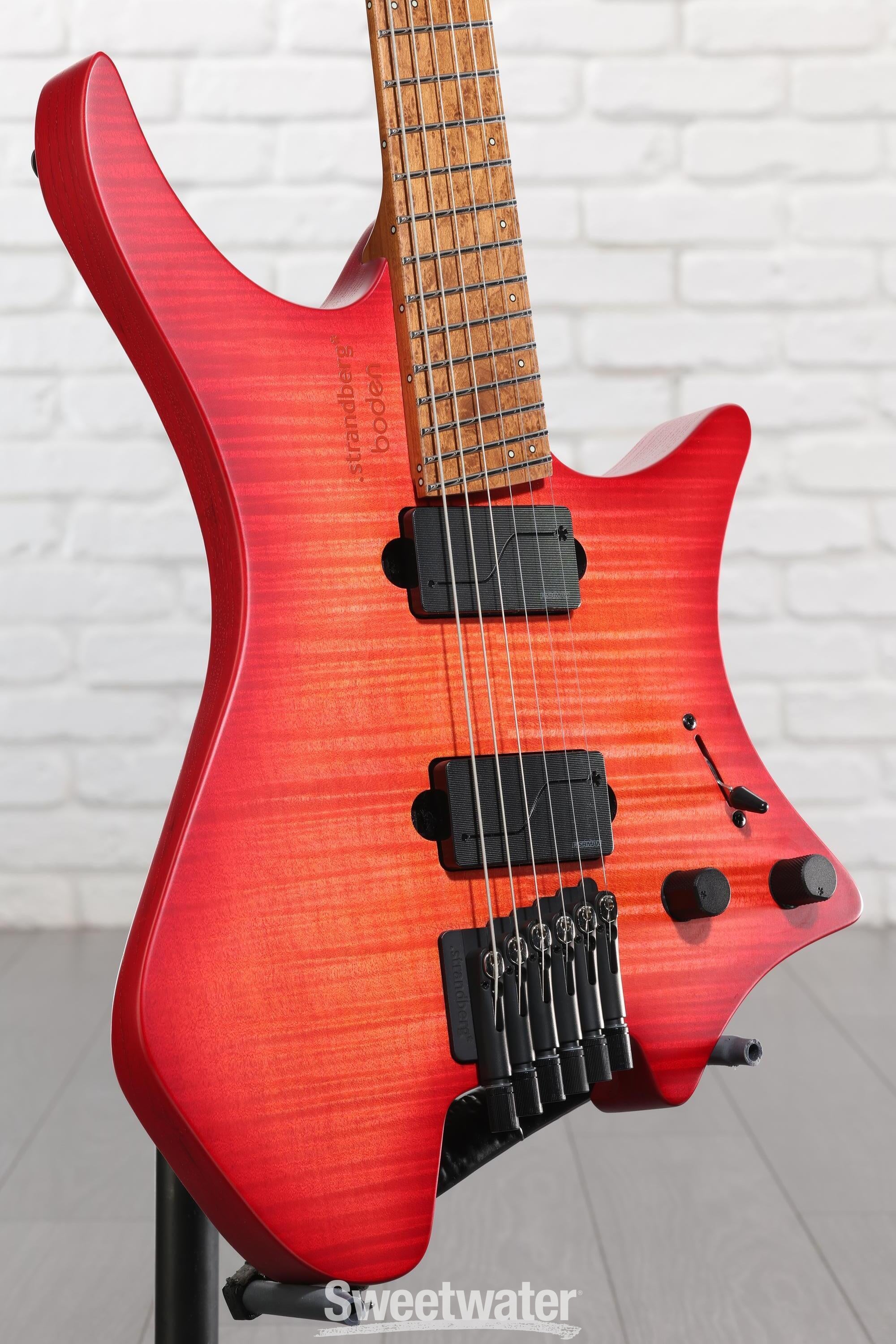 Photo of Strandberg Boden Original N2.6 Electric Guitar - Sunset Coral Burst Satin
