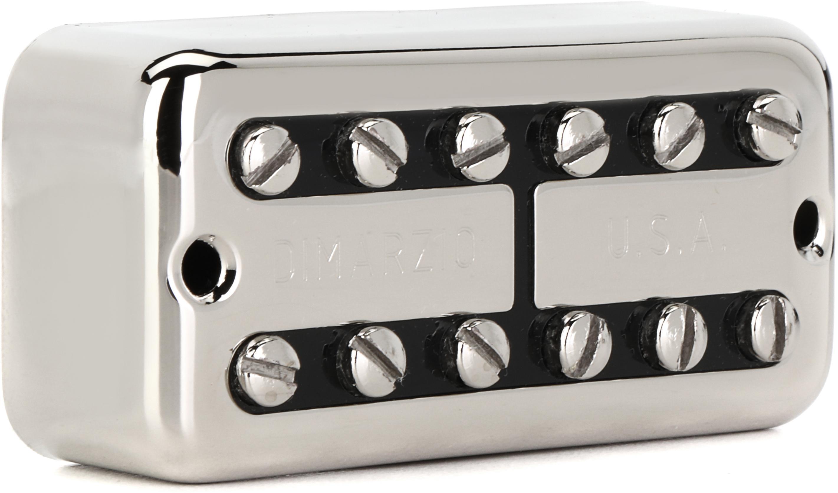 DiMarzio PAF'Tron Bridge F-spaced Humbucker Pickup - Nickel Cover