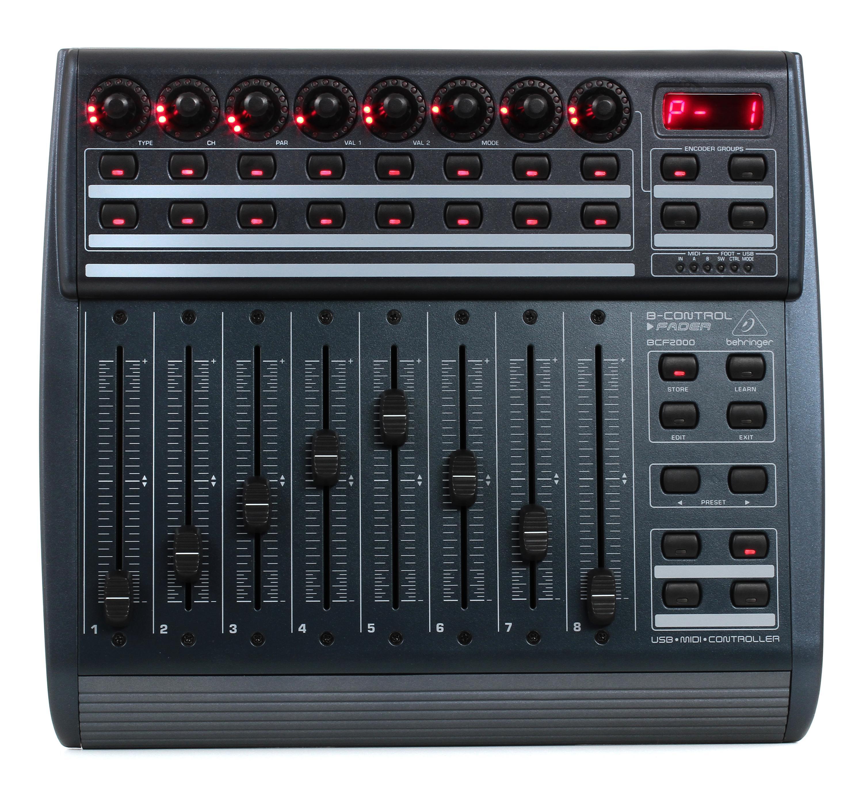 Behringer B-Control Fader BCF2000 Reviews | Sweetwater