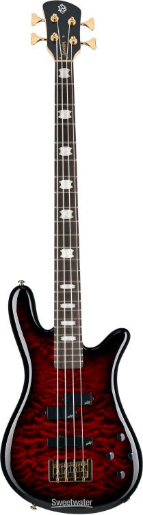 Spector Icon NS-2 Electric Bass Guitar - Black Cherry Gloss