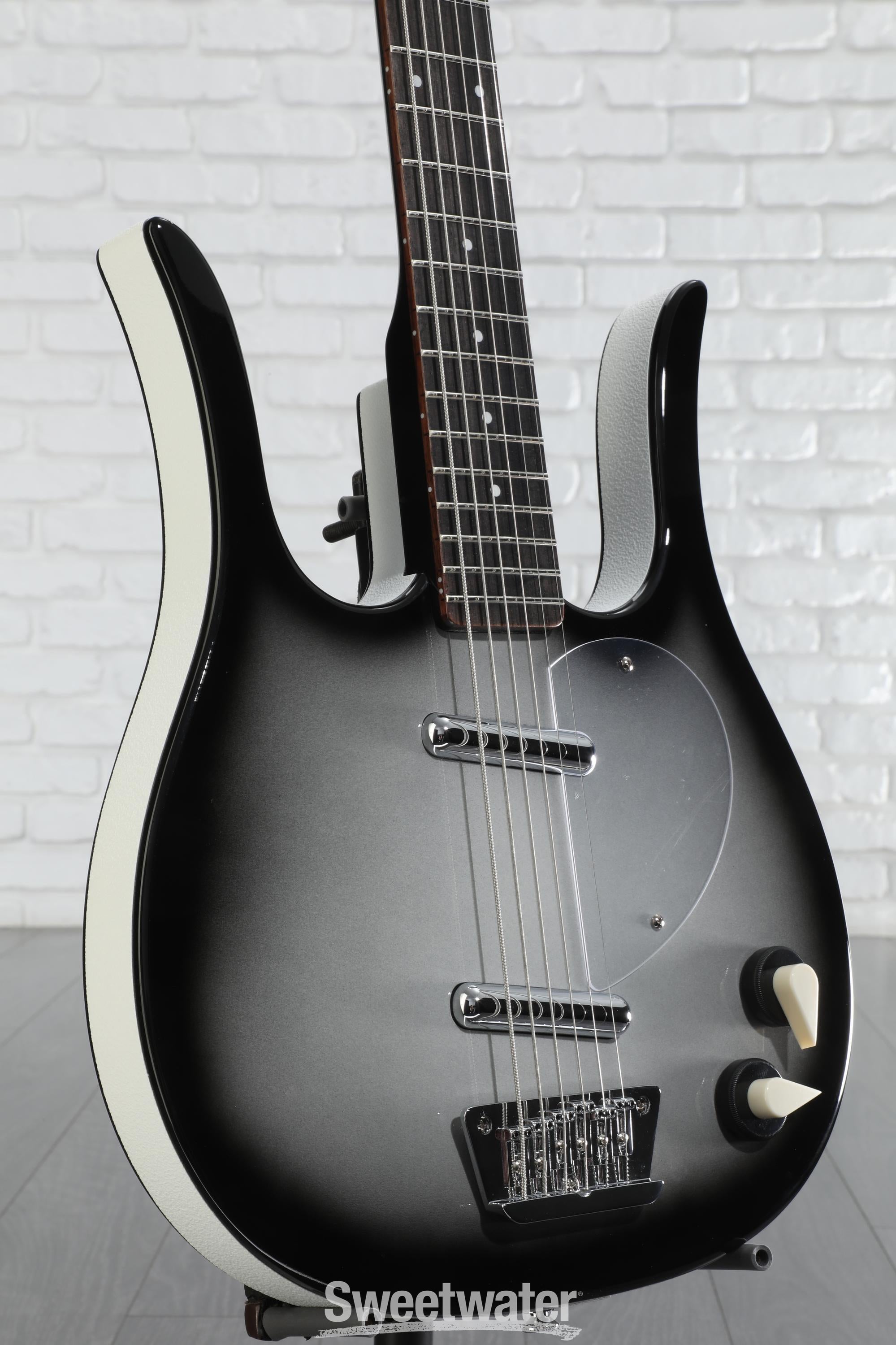 Danelectro Longhorn Baritone Electric Guitar - Black Burst