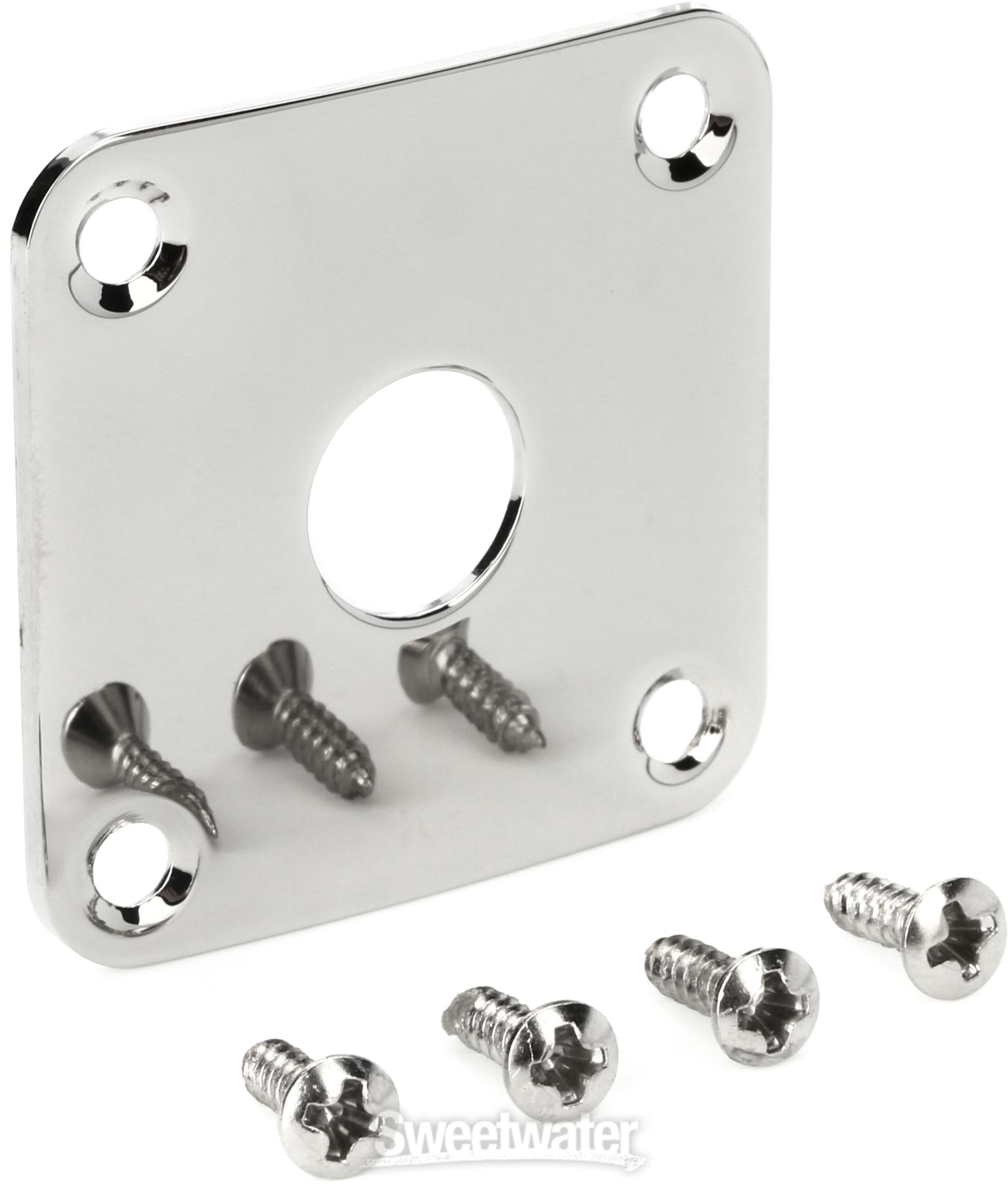 Gibson Accessories Metal Jack Plate for Les Paul - Nickel | Sweetwater