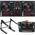 Photo of Numark MIXTRACK Platinum FX 4-channel Serato DJ Lite Controller with Laptop Stand and Power Block