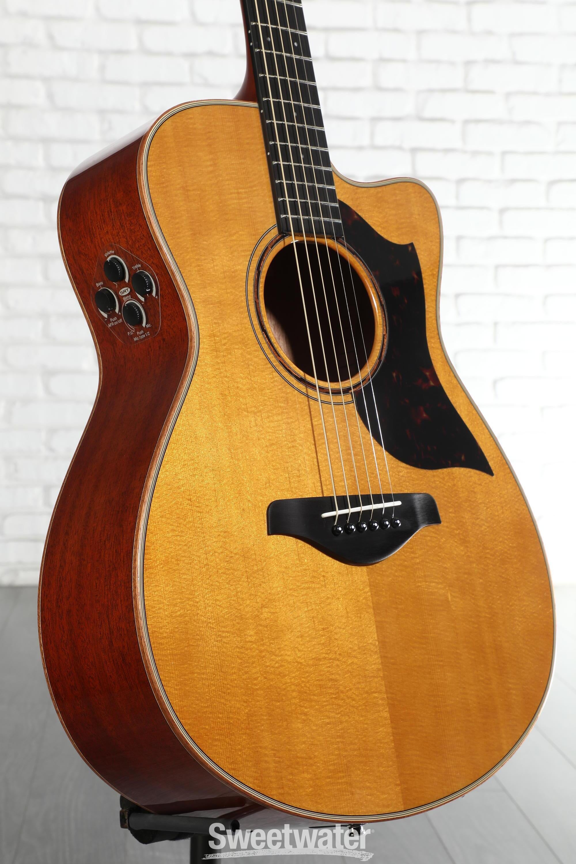 Photo of Yamaha AC3M ARE Concert Cutaway Acoustic-electric Guitar - Vintage Natural