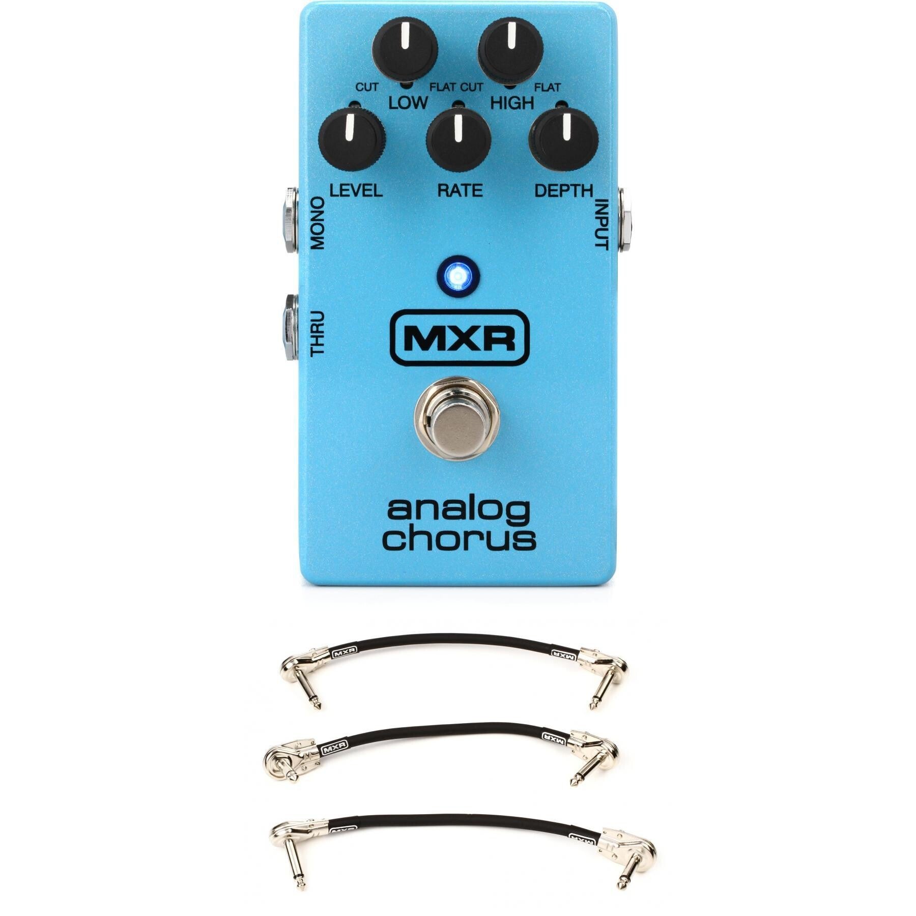 MXR M234 Analog Chorus Pedal with 3 Patch Cables | Sweetwater