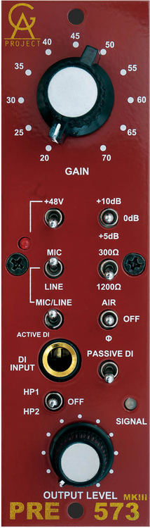 【NEVEプリ】Golden Age Project 573 Premier Golden Age PRE-573 Premier 500-Series Preamp | FrontEndAudio.com