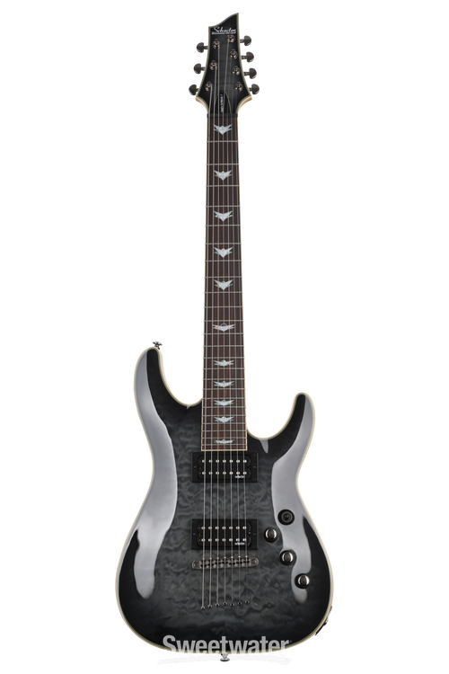 Schecter Omen Extreme-7 Electric Guitar - See Thru Black