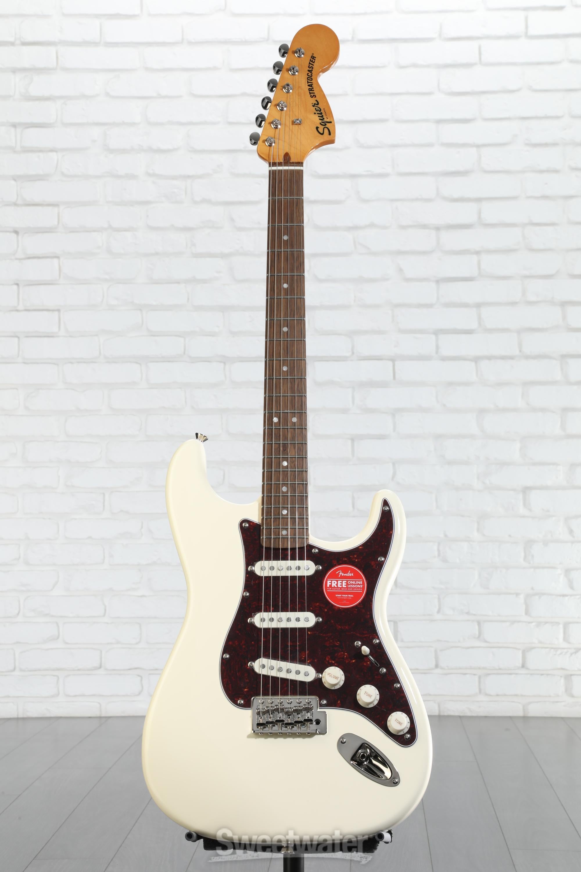 Squier Classic Vibe '70s Stratocaster - Olympic White | Sweetwater