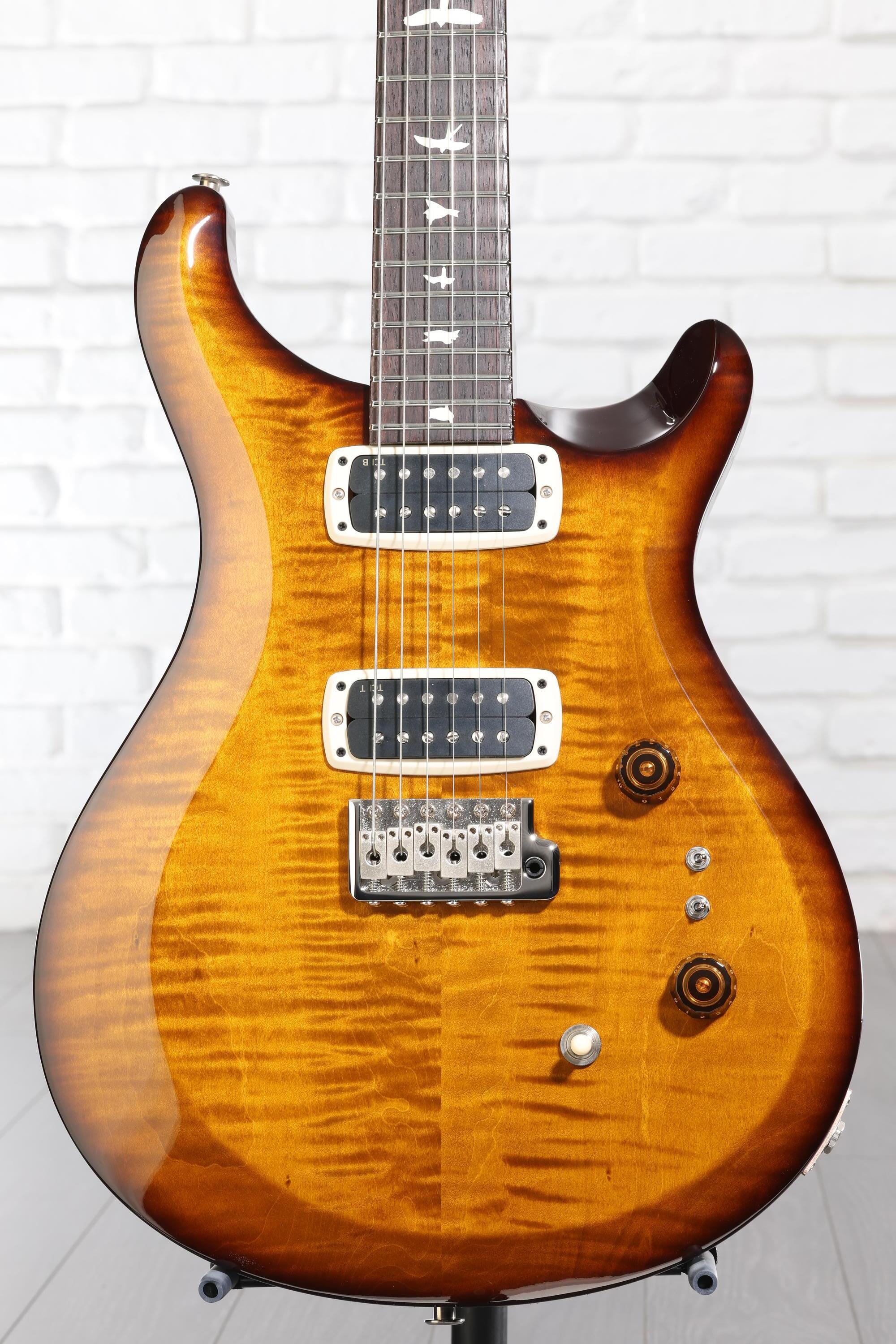 PRS S2 Custom 24-08 Electric Guitar - Black Amber | Sweetwater