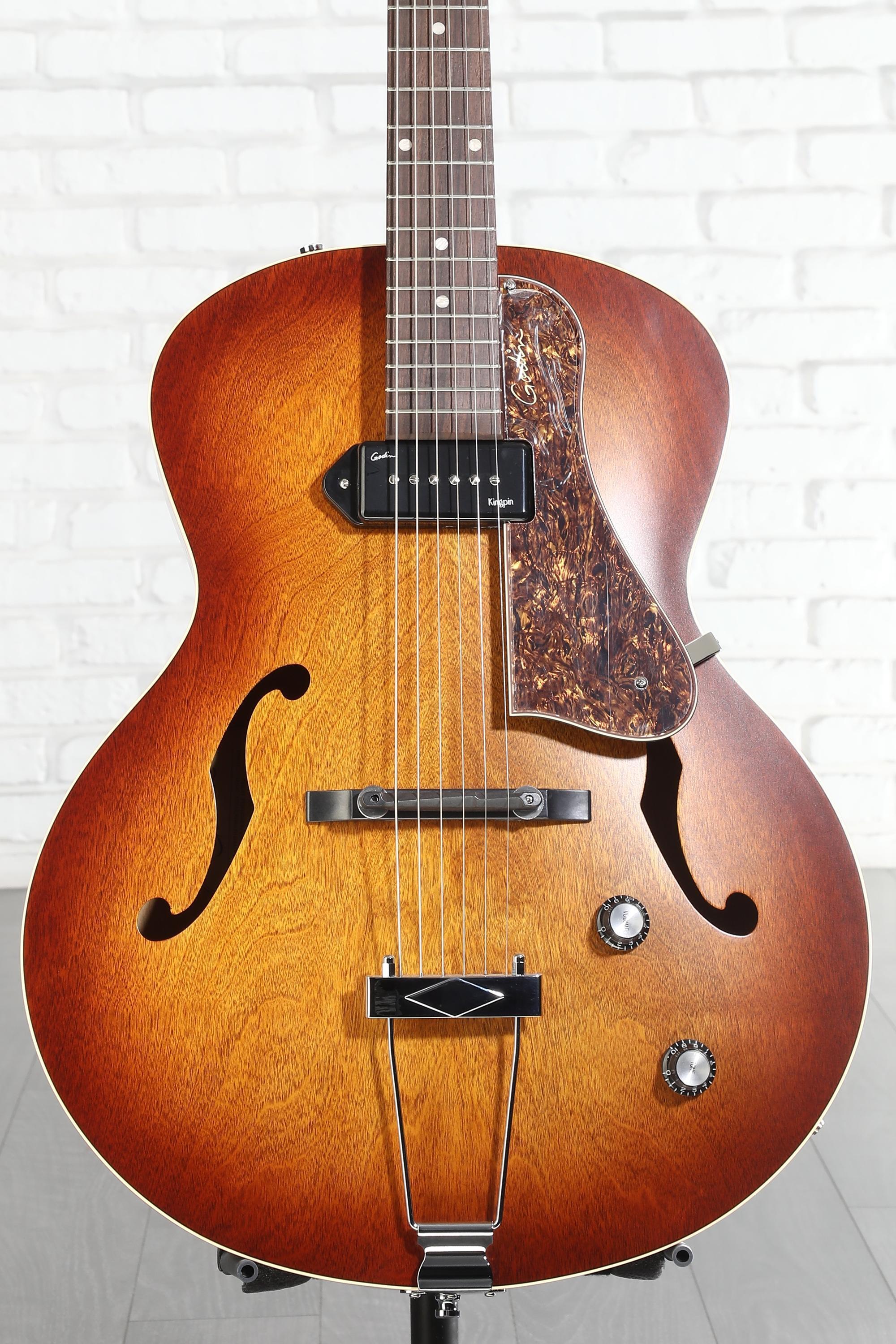 Godin 5th Avenue Kingpin Hollowbody Electric Guitar - Cognac Burst