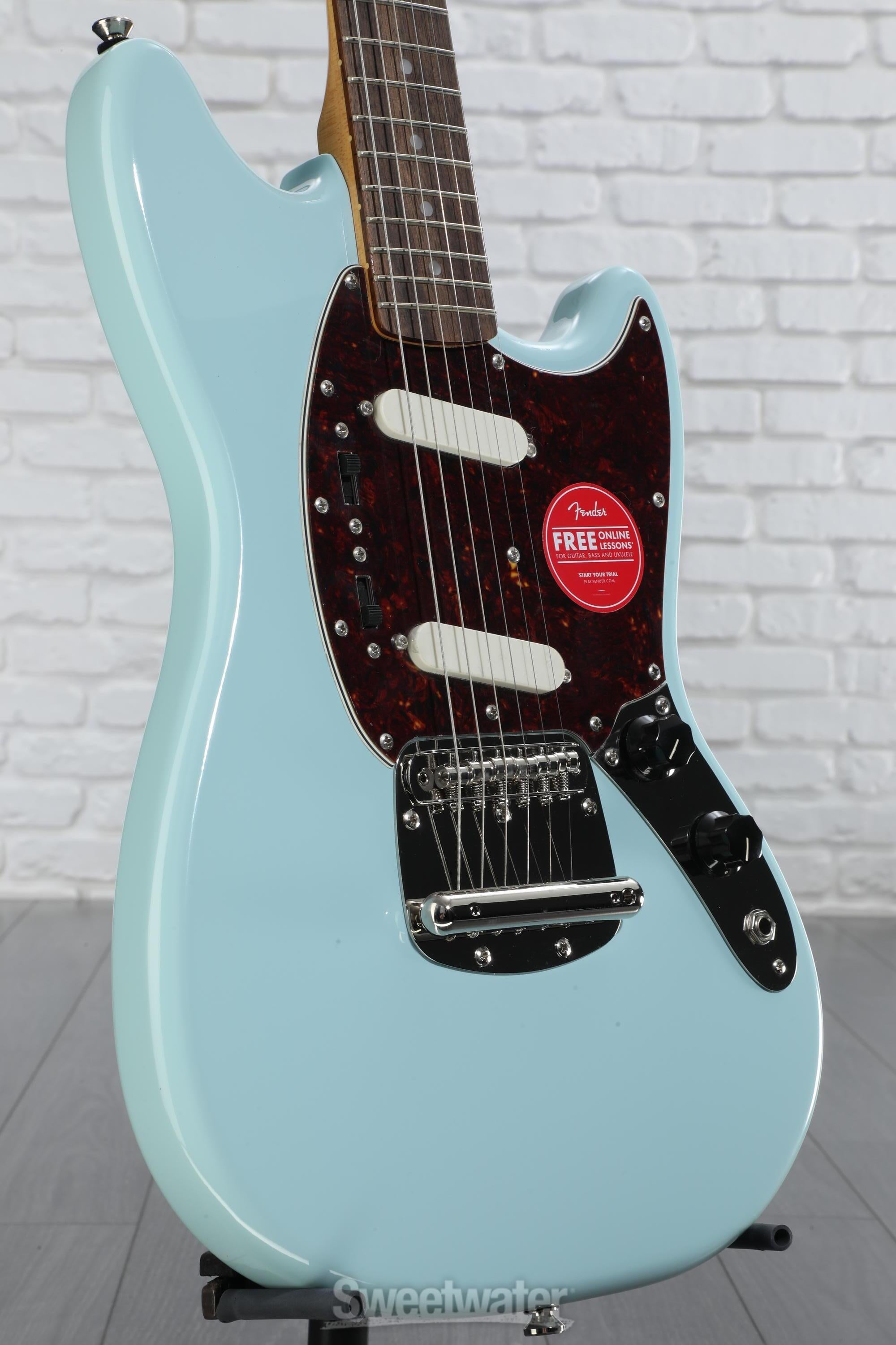 ギター Squier classicvibe mustang Squier Classic Vibe '60s Mustang Electric Guitar - Sonic