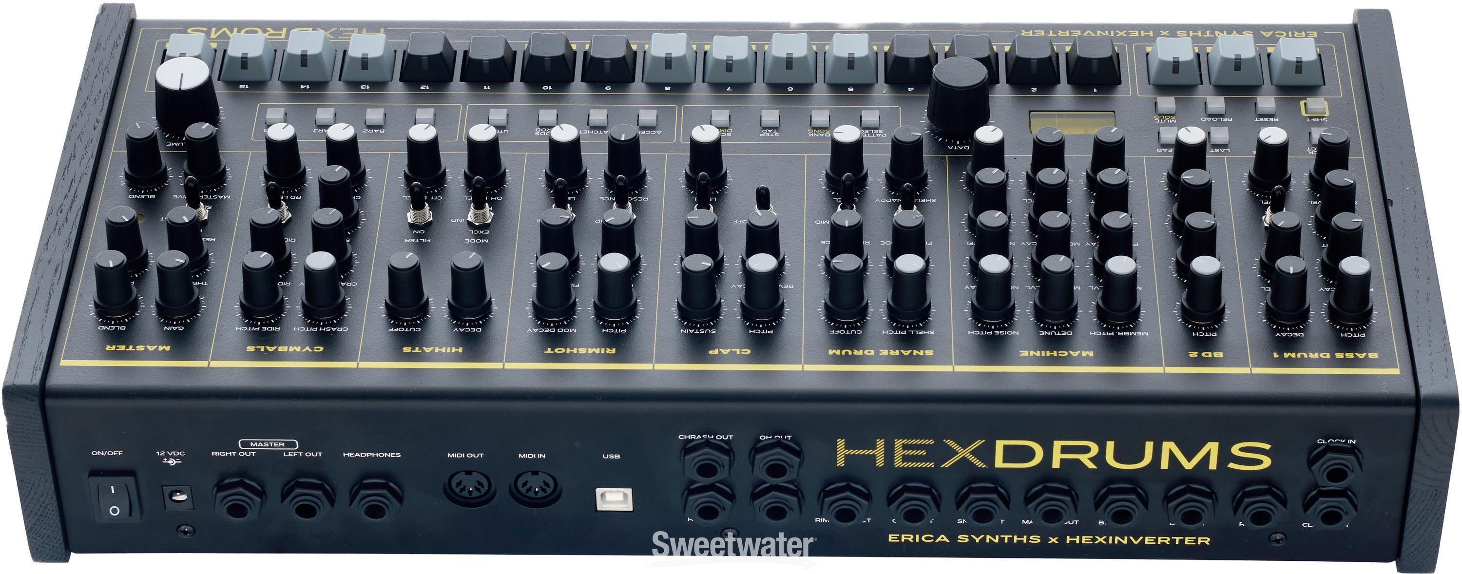 Erica Synths x Hexinverter HexDrums Drum Synthesizer | Sweetwater