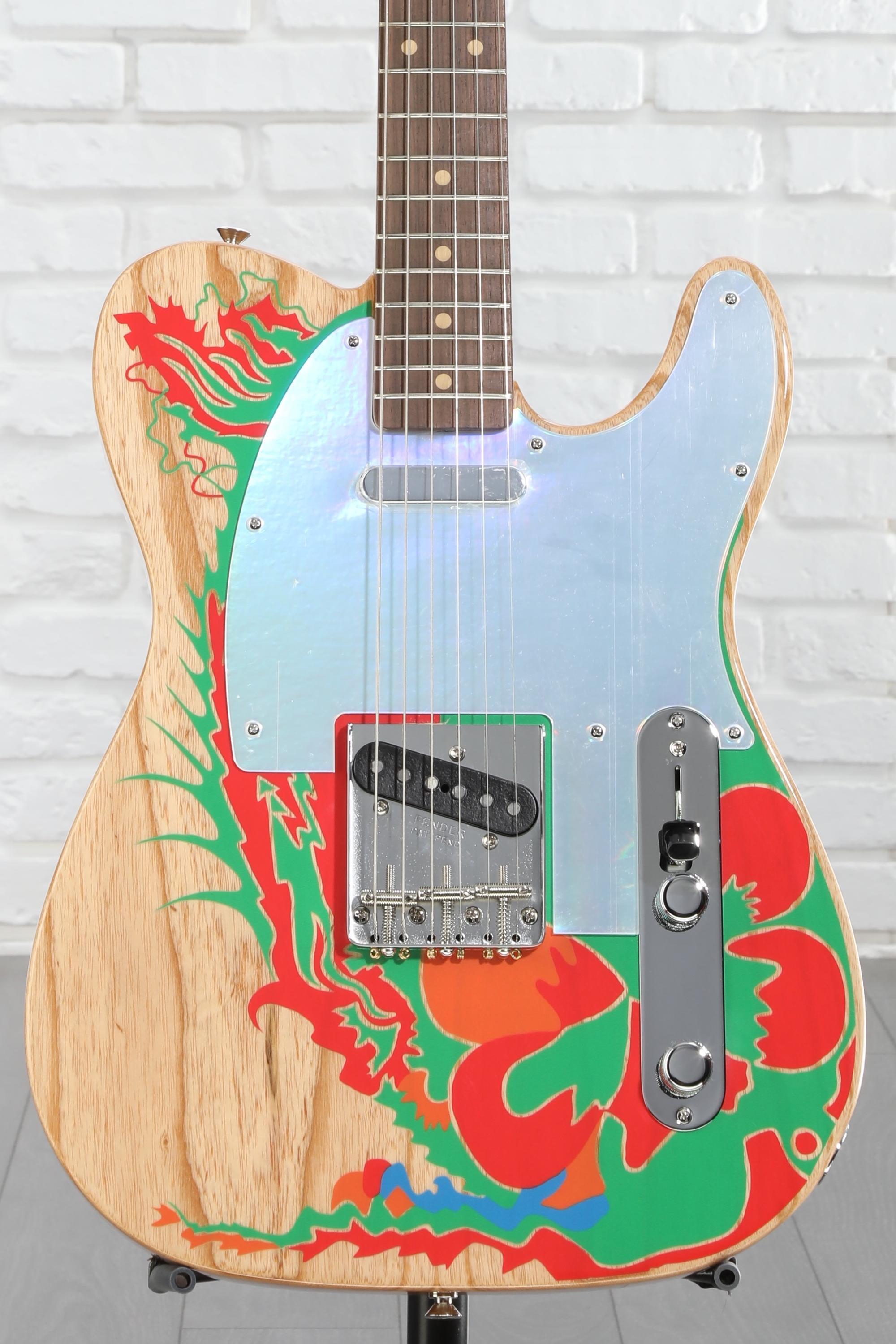 Fender Jimmy Page Telecaster - Natural with Artwork | Sweetwater
