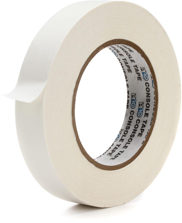 Paper Tape, White, 3/4 x 60 Yard Roll, Tape & Supplies for Stage &  Theater