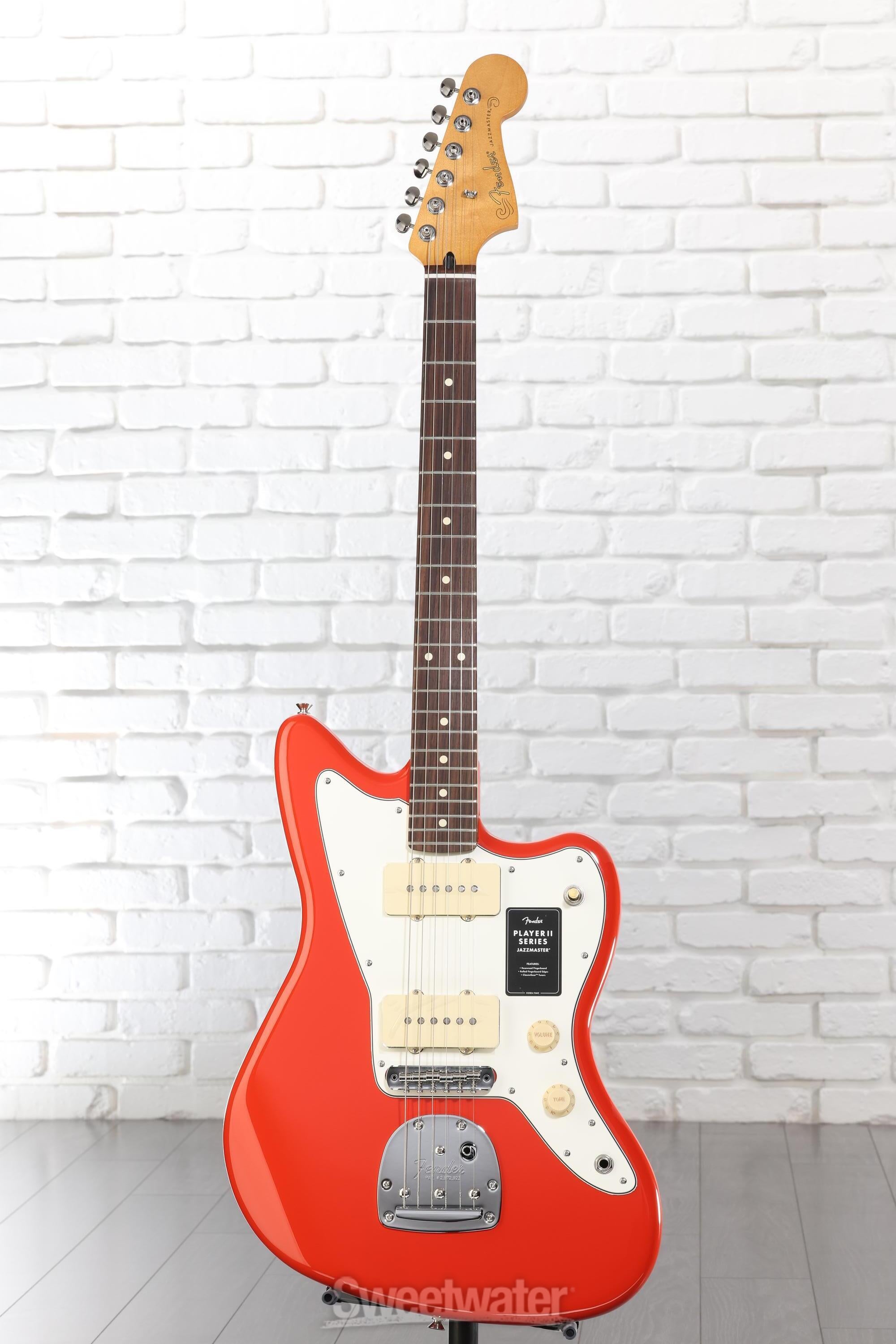 Fender Player II Jazzmaster Electric Guitar - Coral Red | Sweetwater