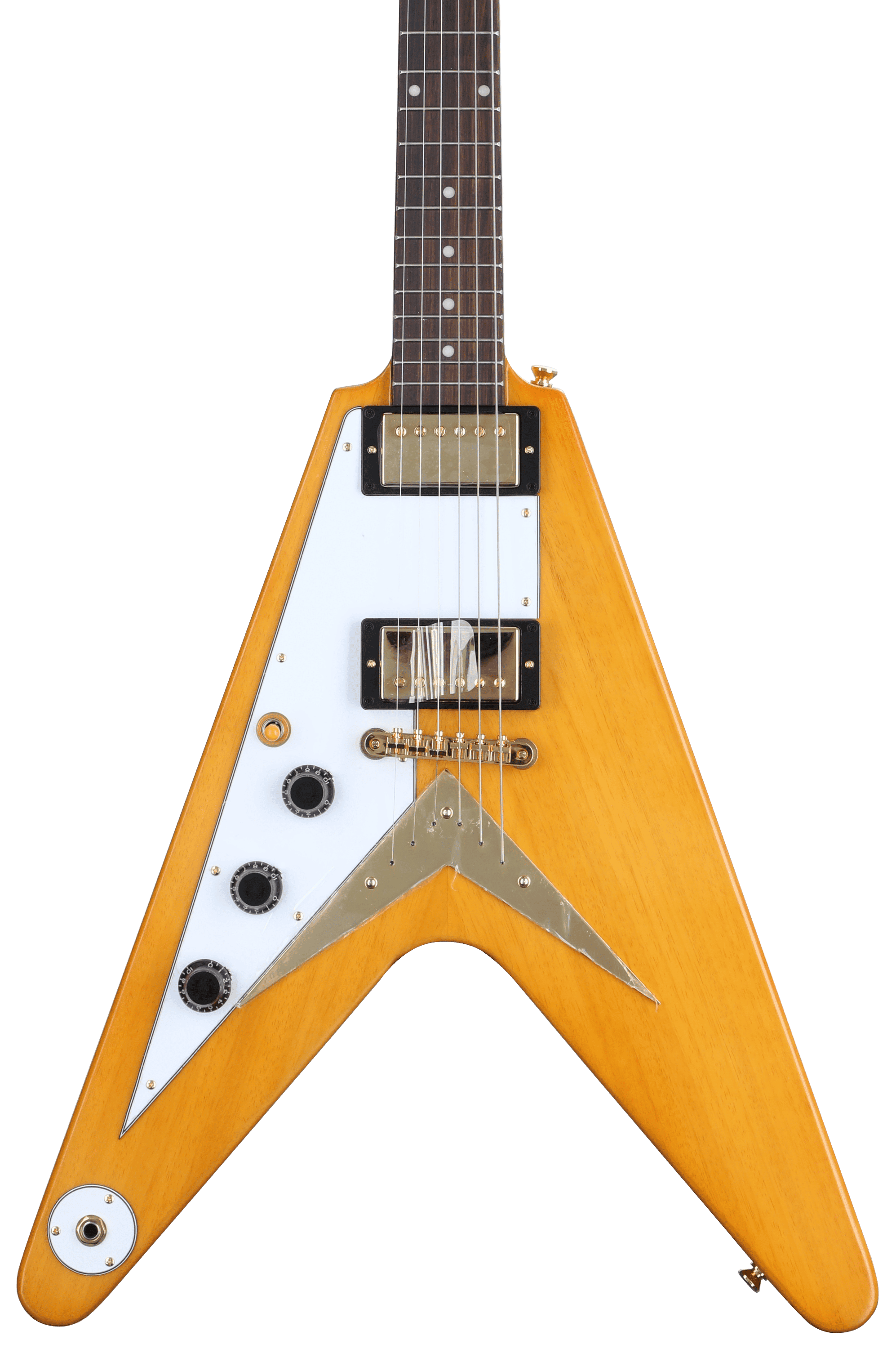 Epiphone 1958 Korina Flying V Left-handed Electric Guitar - Natural ...