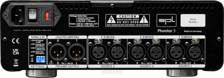 SPL Phonitor 3 Headphone Amplifier/Monitoring Controller