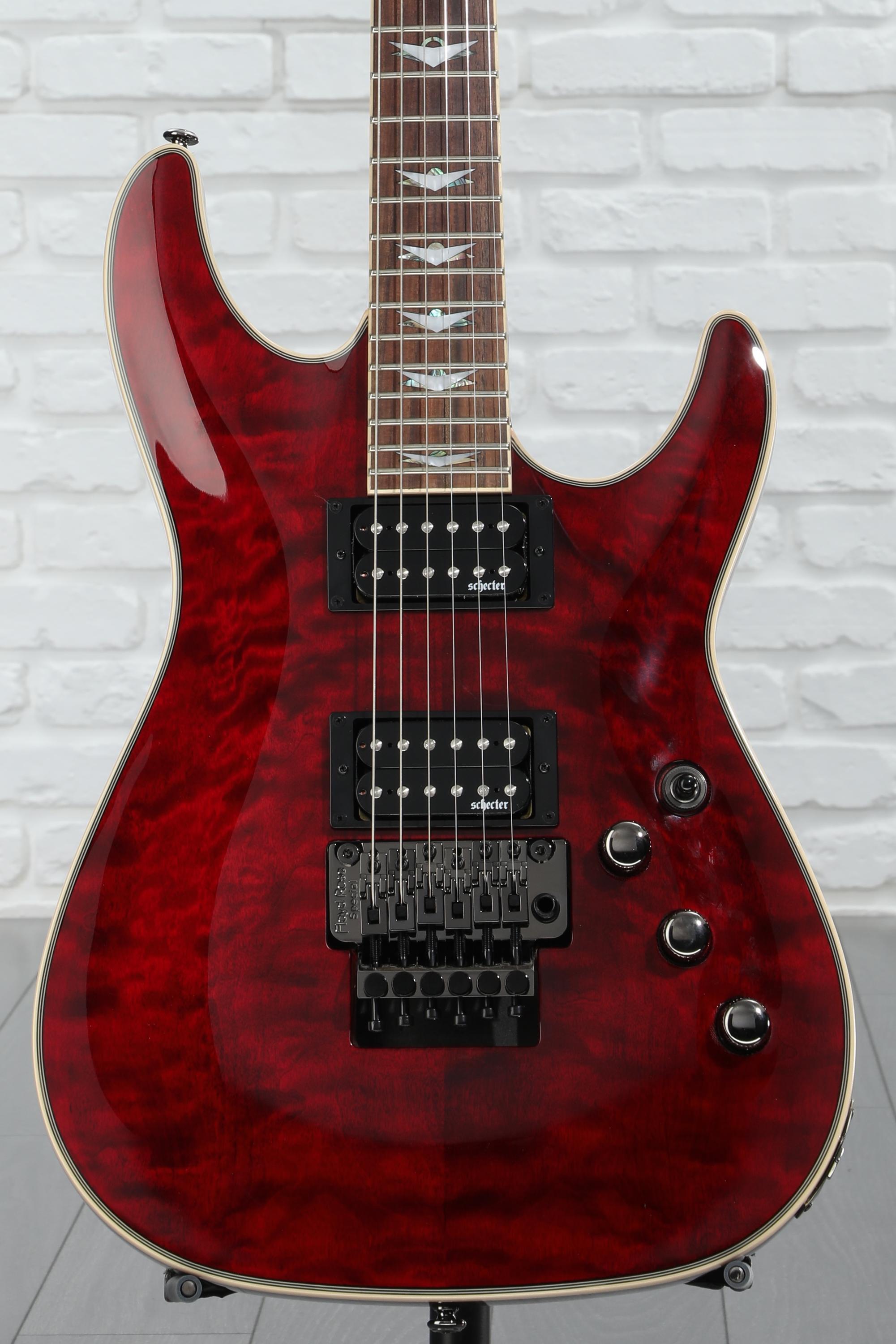 【2024新春福袋】 Schecter Omen Extreme-6 FR Electric Guitar - Black Cherry ギター