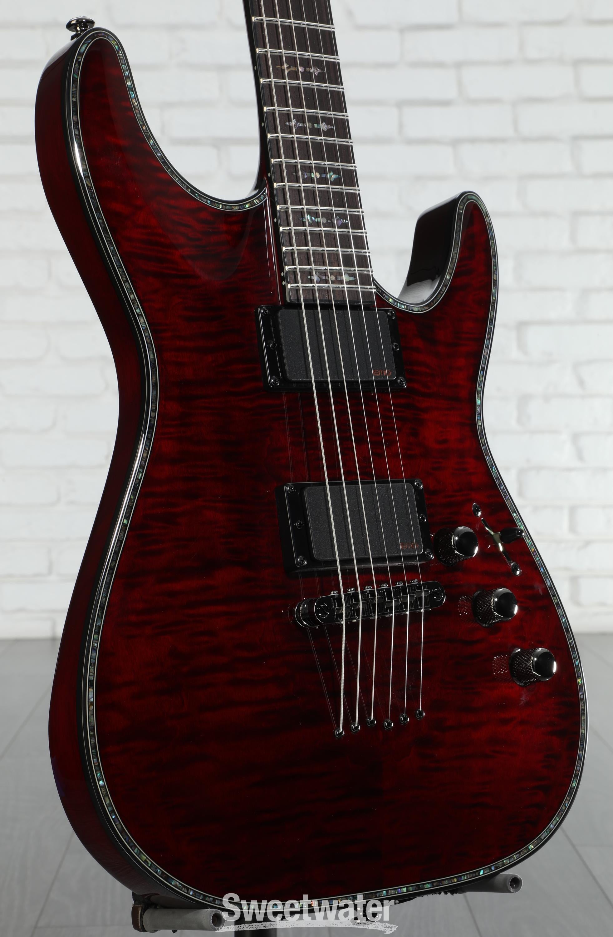 Schecter Hellraiser C-1 Electric Guitar - Black Cherry | Sweetwater