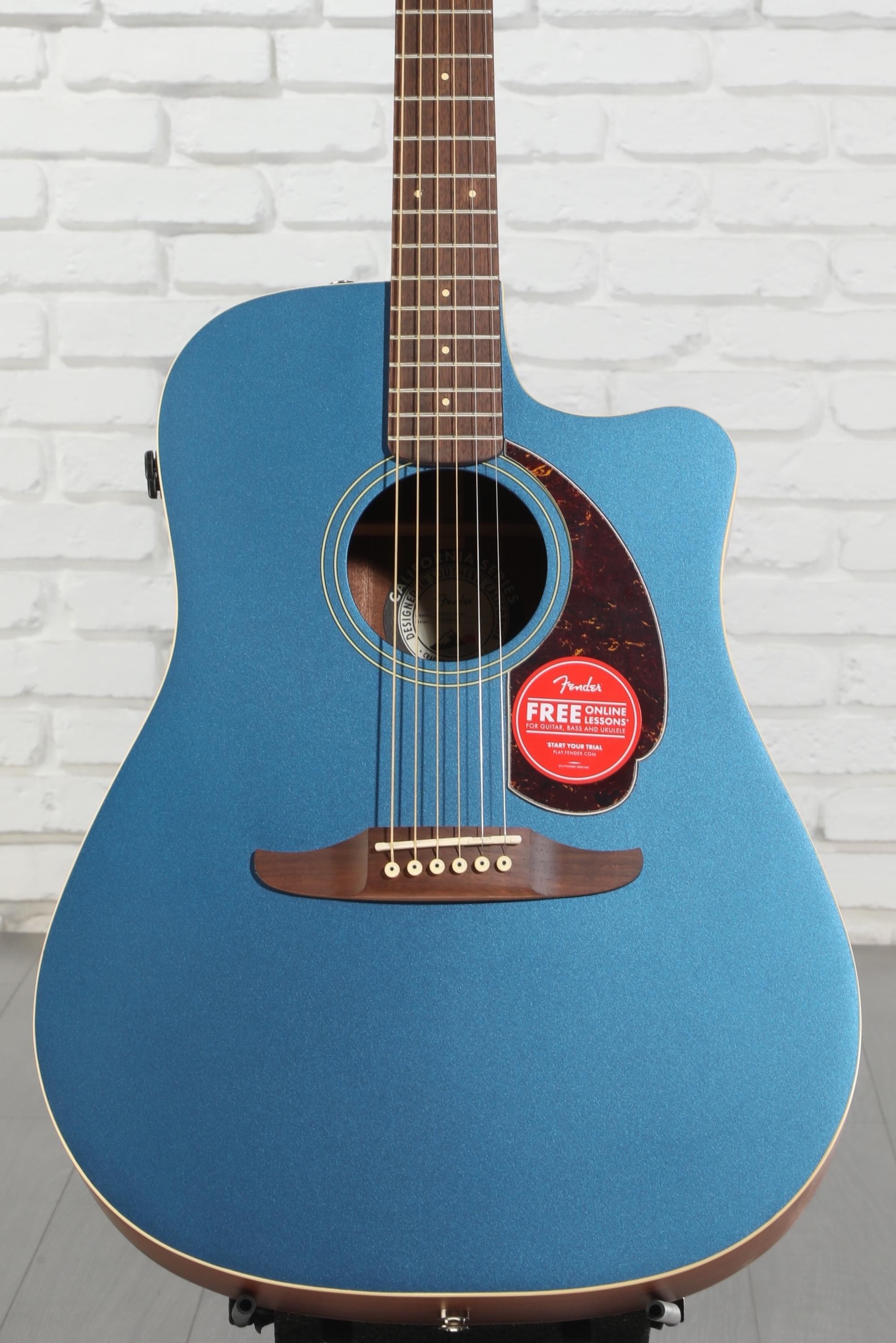 Fender Redondo Player Acoustic-electric Guitar - Lake Placid Blue