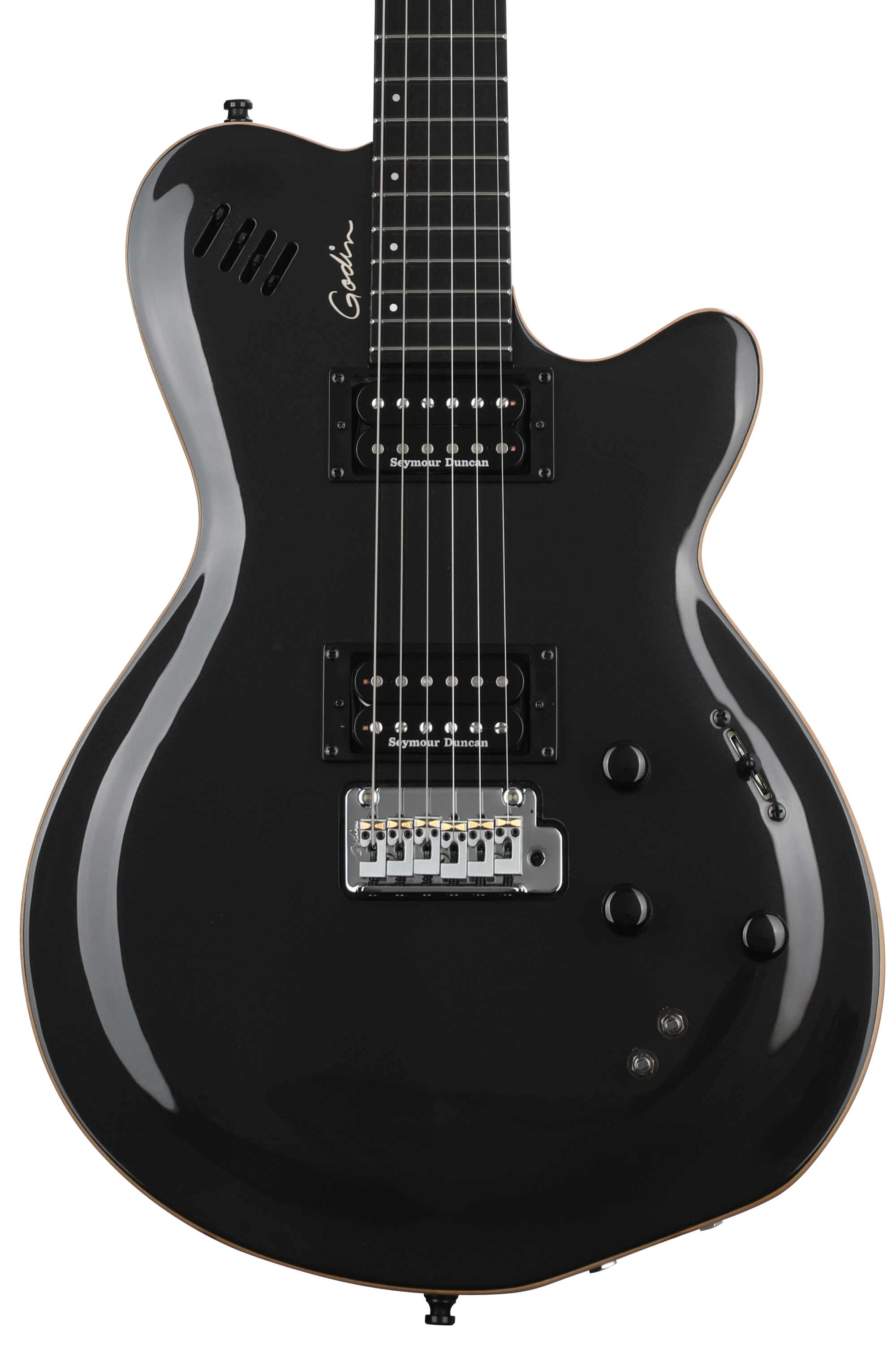 Godin LGXT Electric Guitar - Black Pearl | Sweetwater