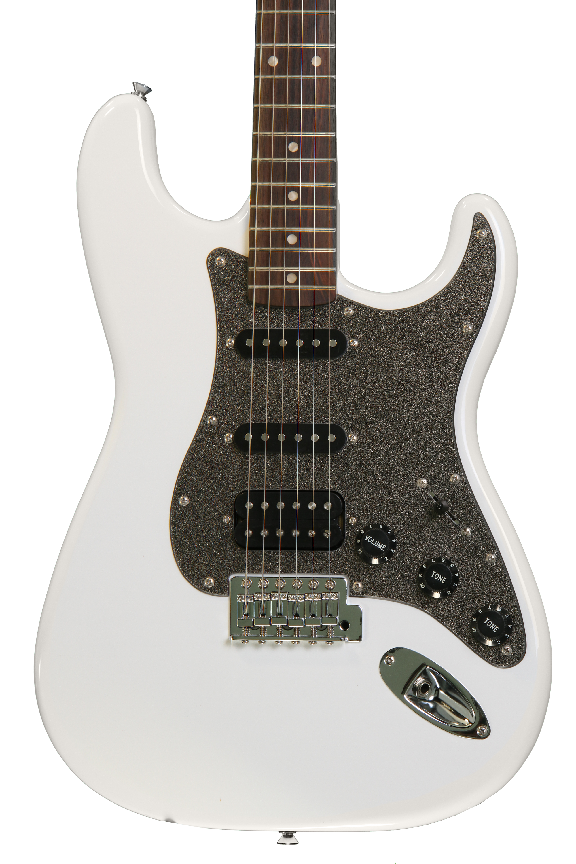 Squier Affinity Stratocaster HSS - Olympic White with Squier Affinity Stratocaster HSS - Olympic White with