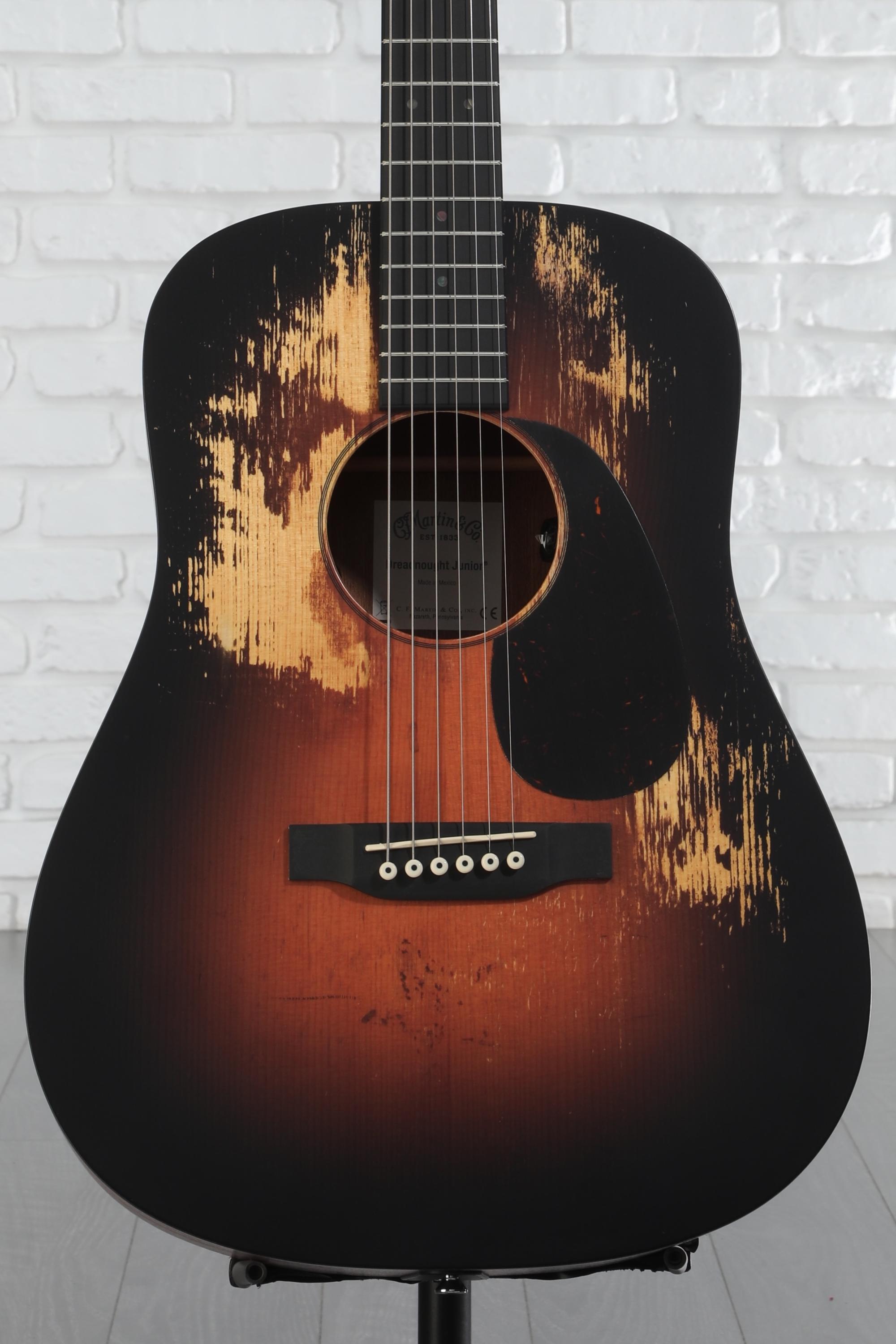 Martin Dreadnought Jr D JR. 2 Sapele 即決 Martin D Jr-E StreetLegend Burst Acoustic-electric Guitar