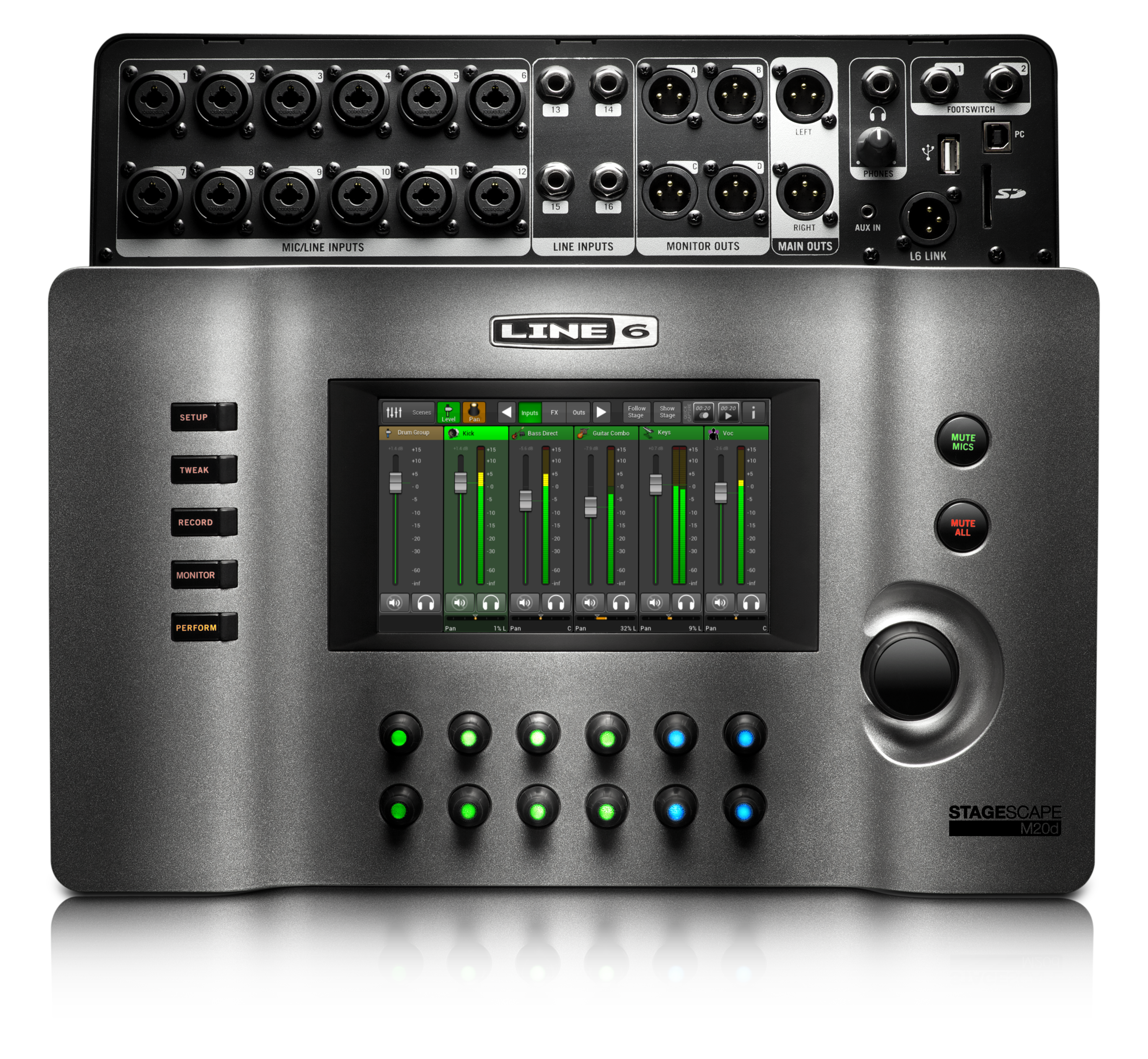 Line 6 StageScape M20d Touchscreen Digital Mixer | Sweetwater