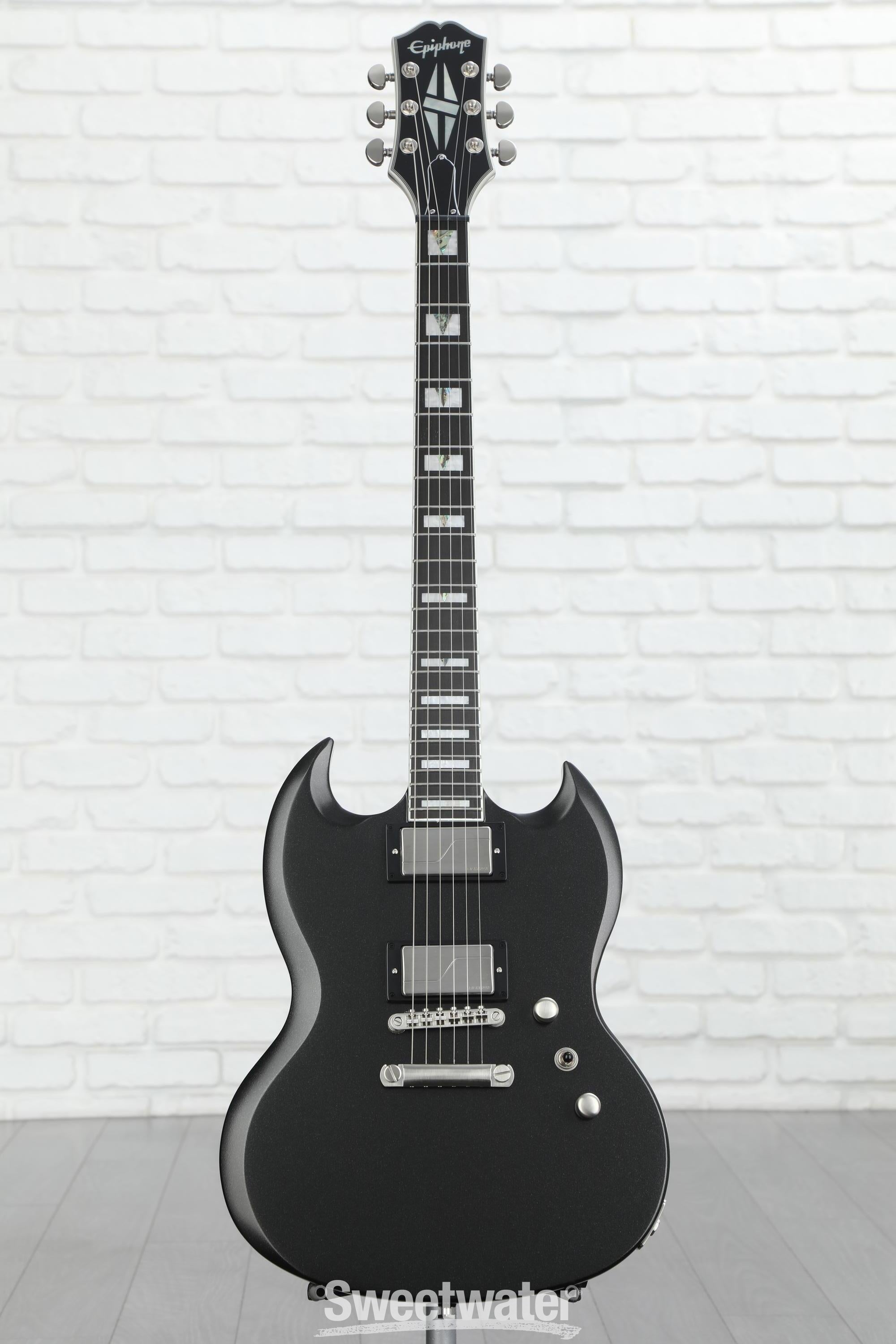 Epiphone SG Prophecy Electric Guitar - Aged Jet Black Metallic
