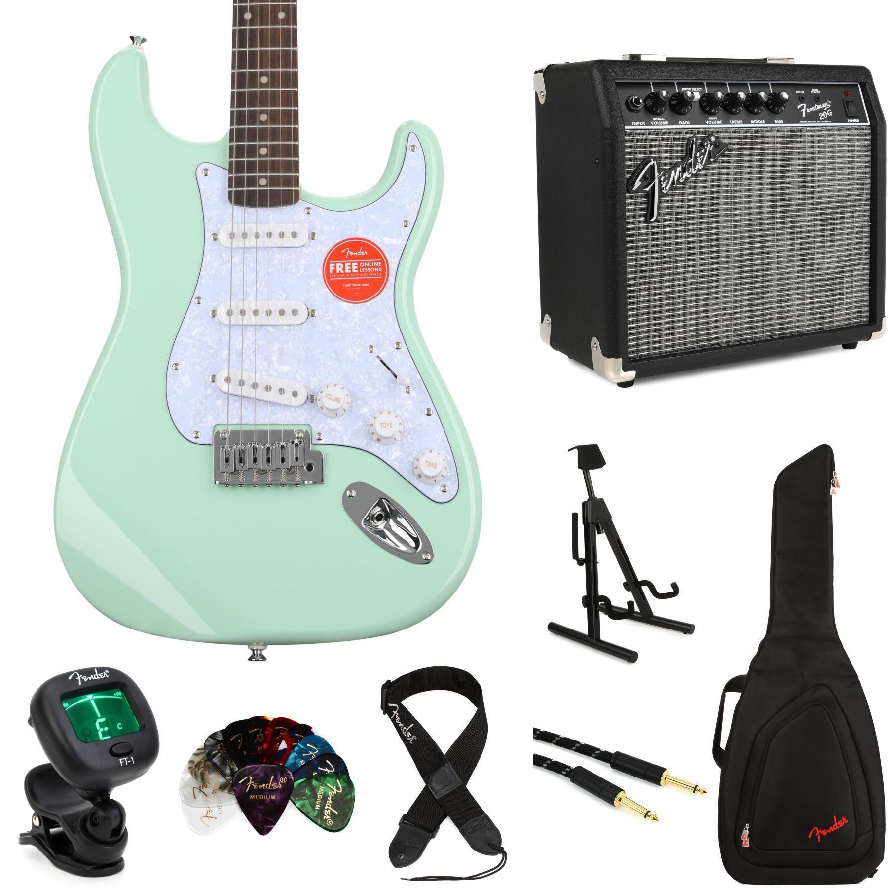 Squier Affinity Series Stratocaster with Gig Bag - Surf