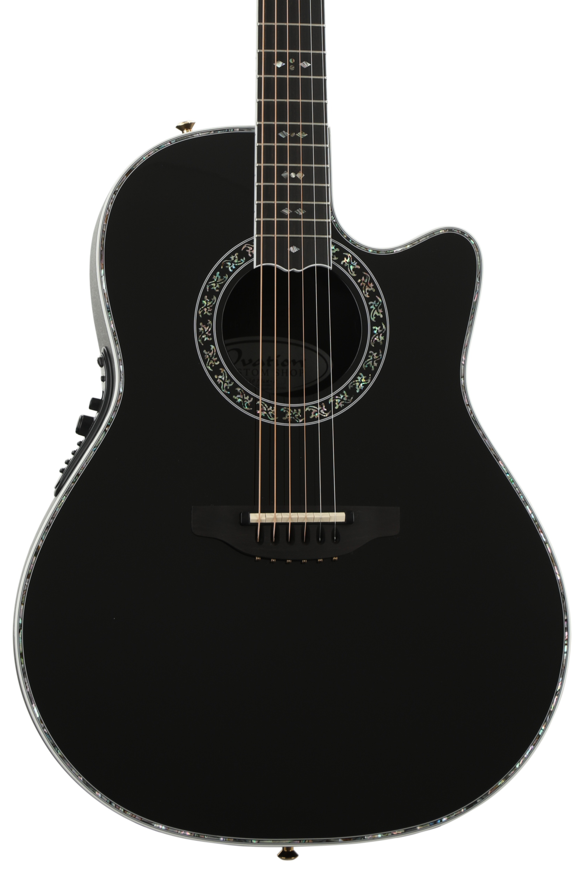 Ovation Custom Legend Contour LX - Black | Sweetwater