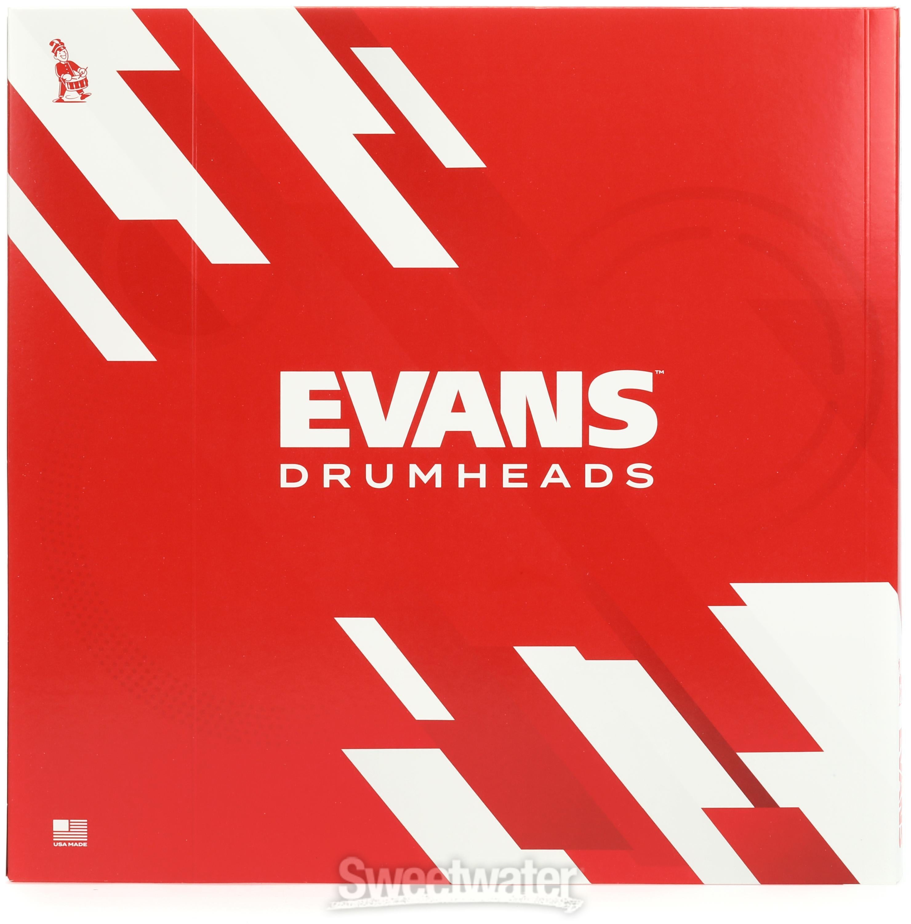 Evans power center reverse on sale dot drum head